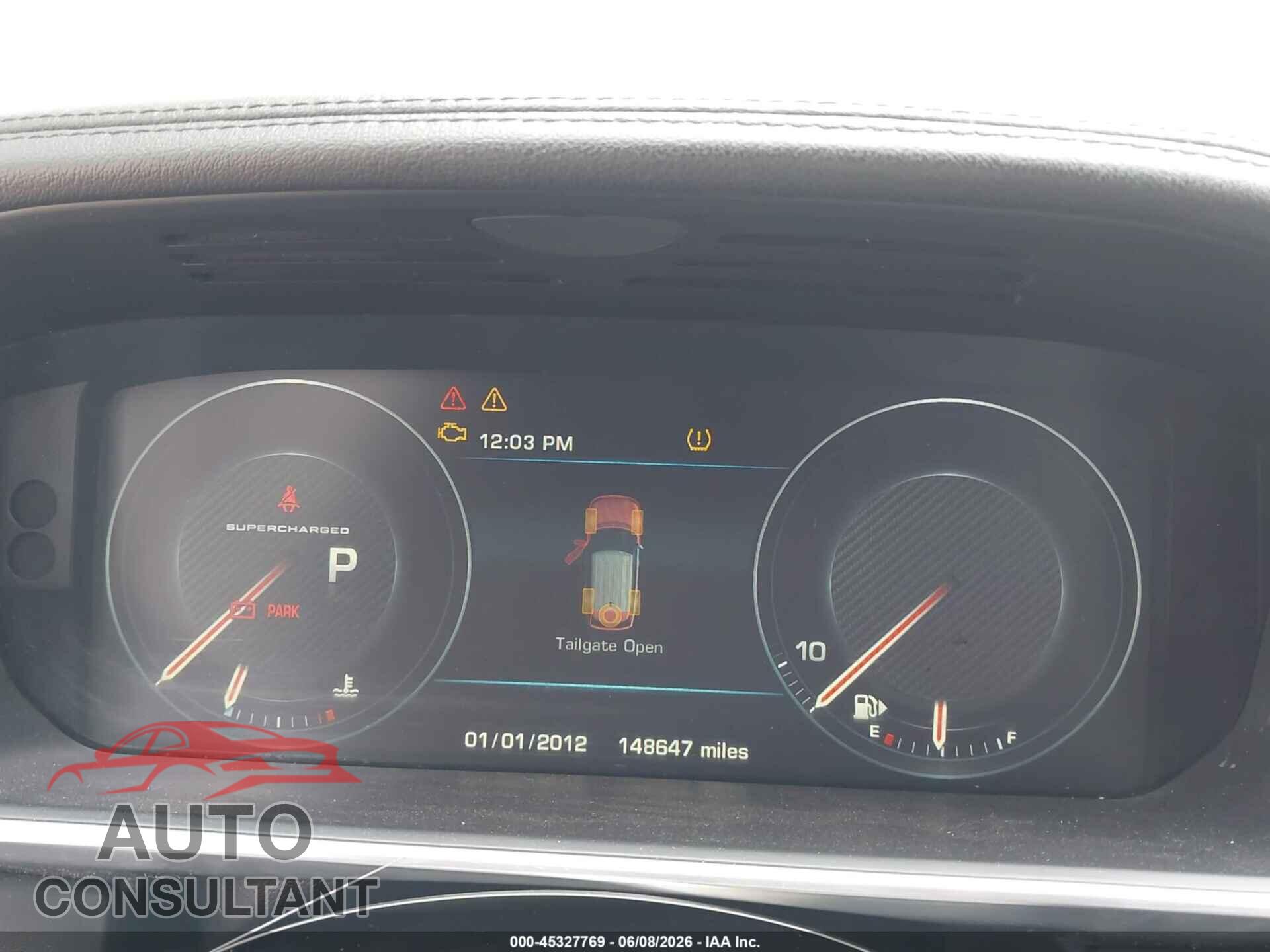 LAND ROVER RANGE ROVER 2013 - SALGS2EF8DA102057