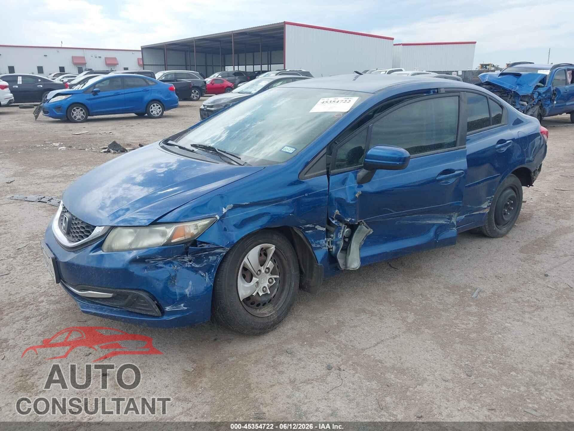 HONDA CIVIC 2014 - 19XFB2F51EE074884