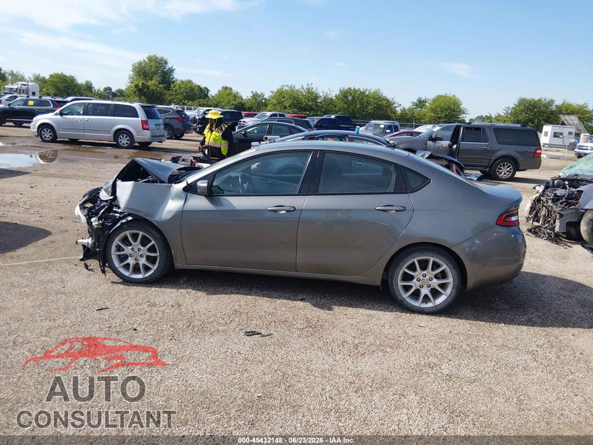 DODGE DART 2013 - 1C3CDFBA1DD299527
