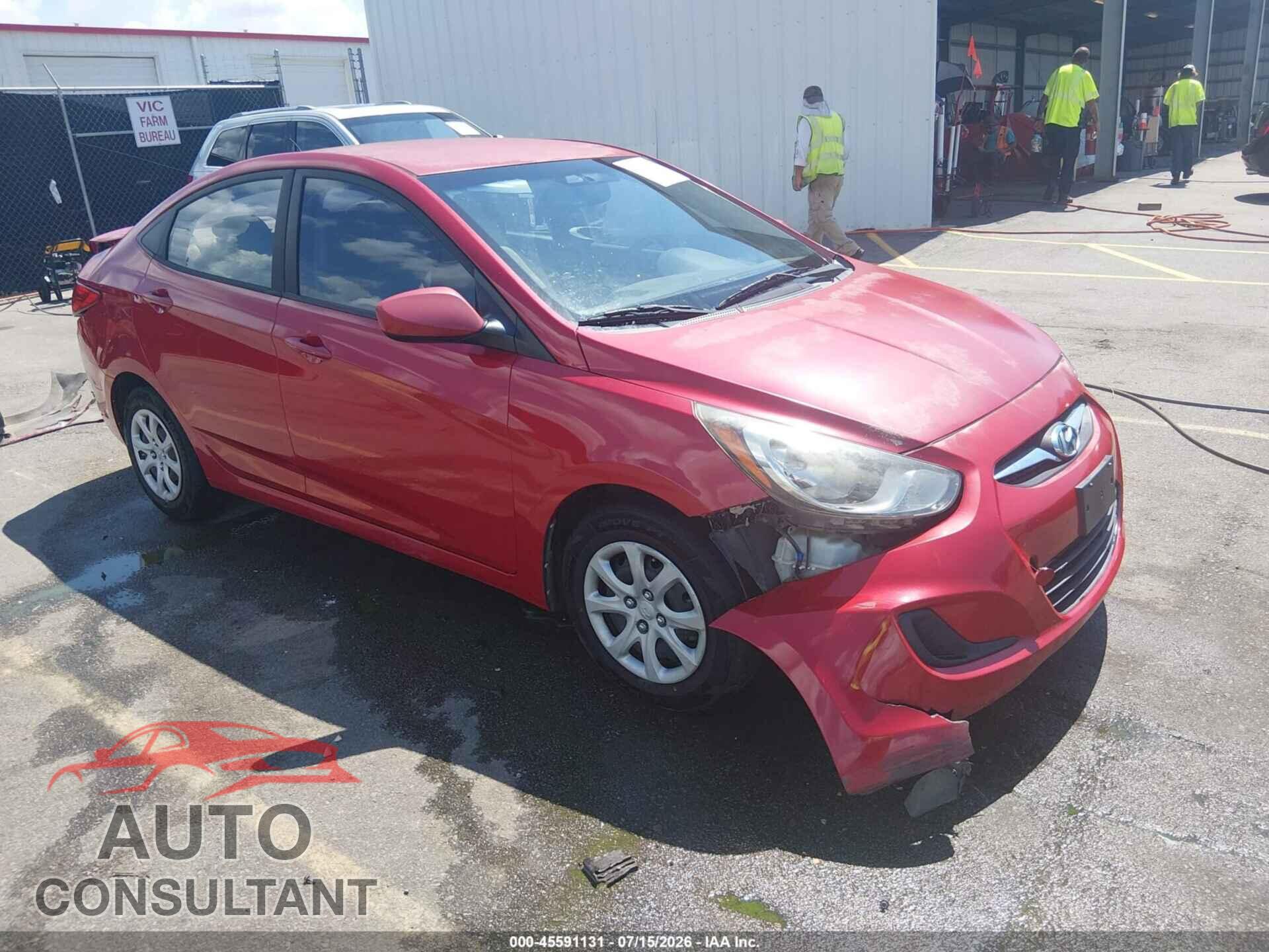 HYUNDAI ACCENT 2012 - KMHCT4AE2CU164056