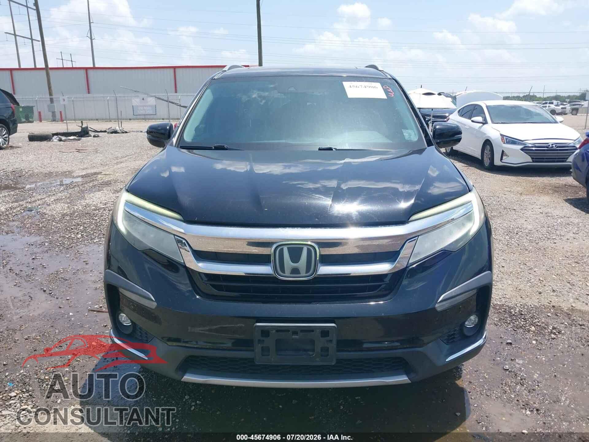 HONDA PILOT 2019 - 5FNYF5H99KB014257
