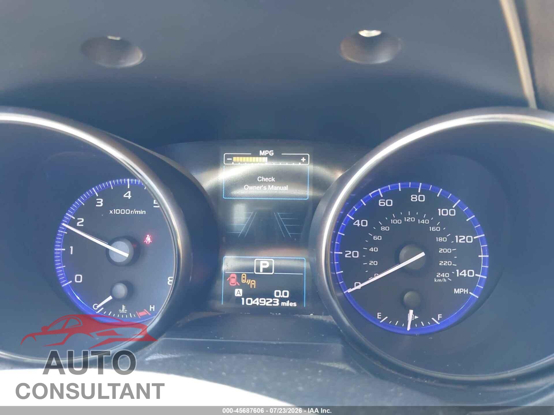 SUBARU OUTBACK 2016 - 4S4BSBNC7G3214084