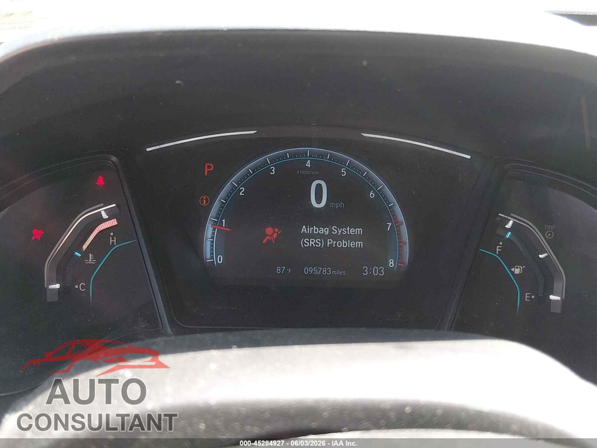 HONDA CIVIC 2019 - 2HGFC2F68KH579425