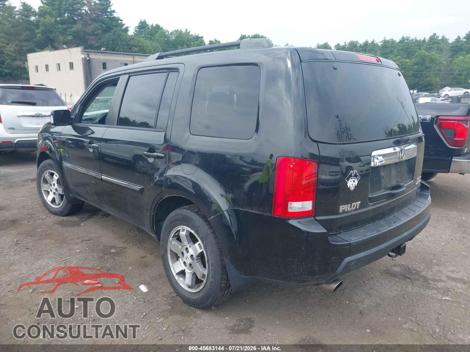 HONDA PILOT 2010 - 5FNYF4H96AB033132