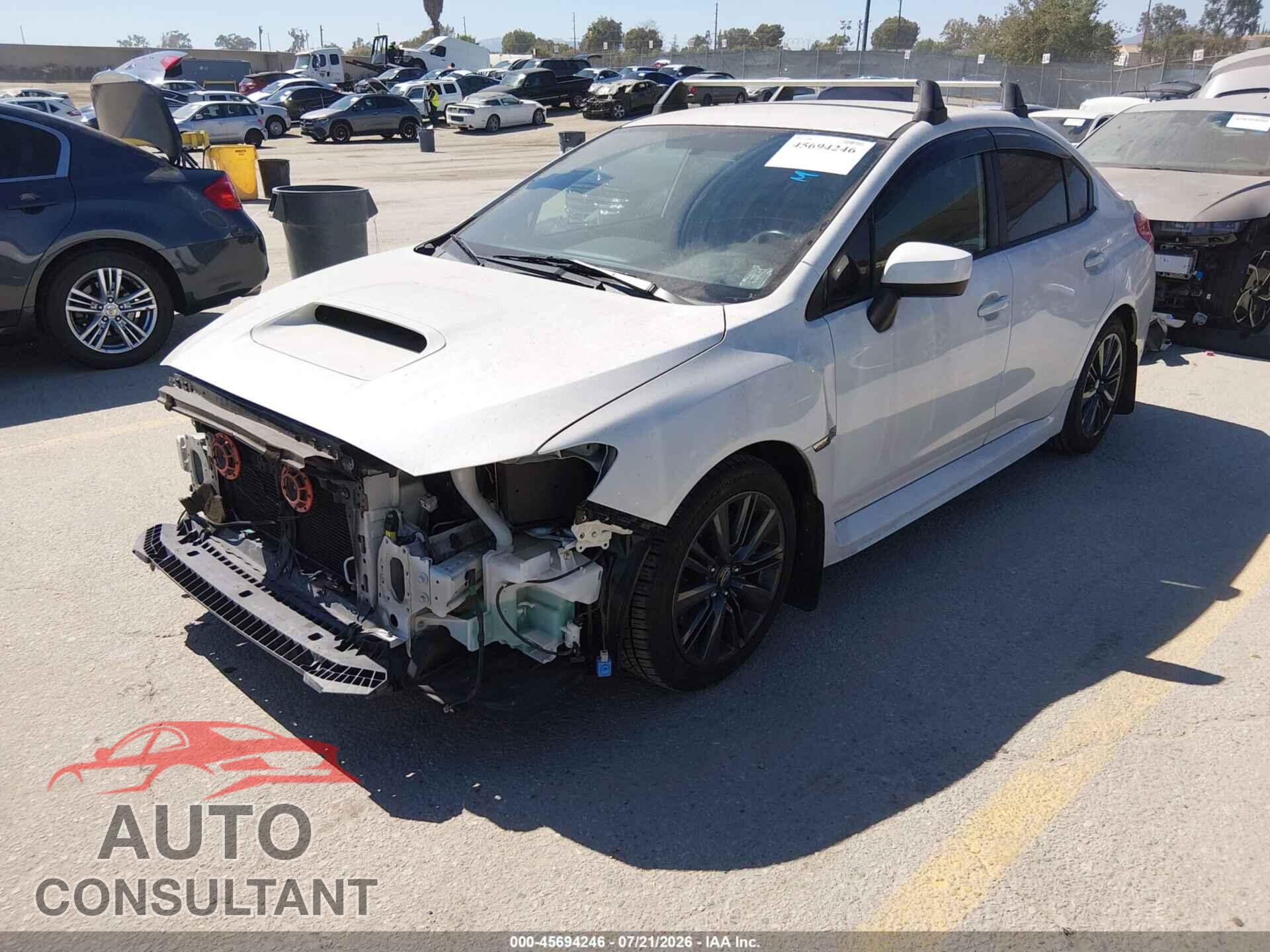 SUBARU WRX 2018 - JF1VA1A62J9826136