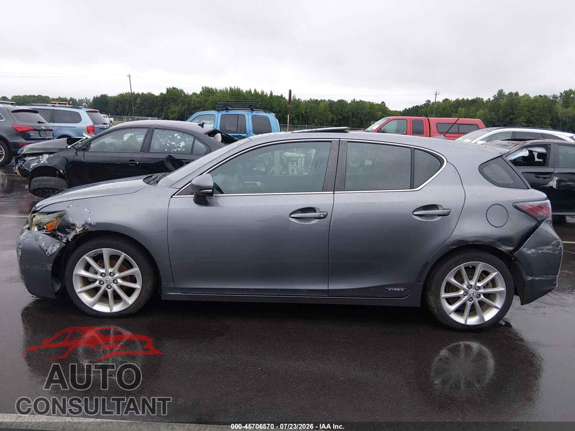 LEXUS CT 200H 2012 - JTHKD5BH2C2086772