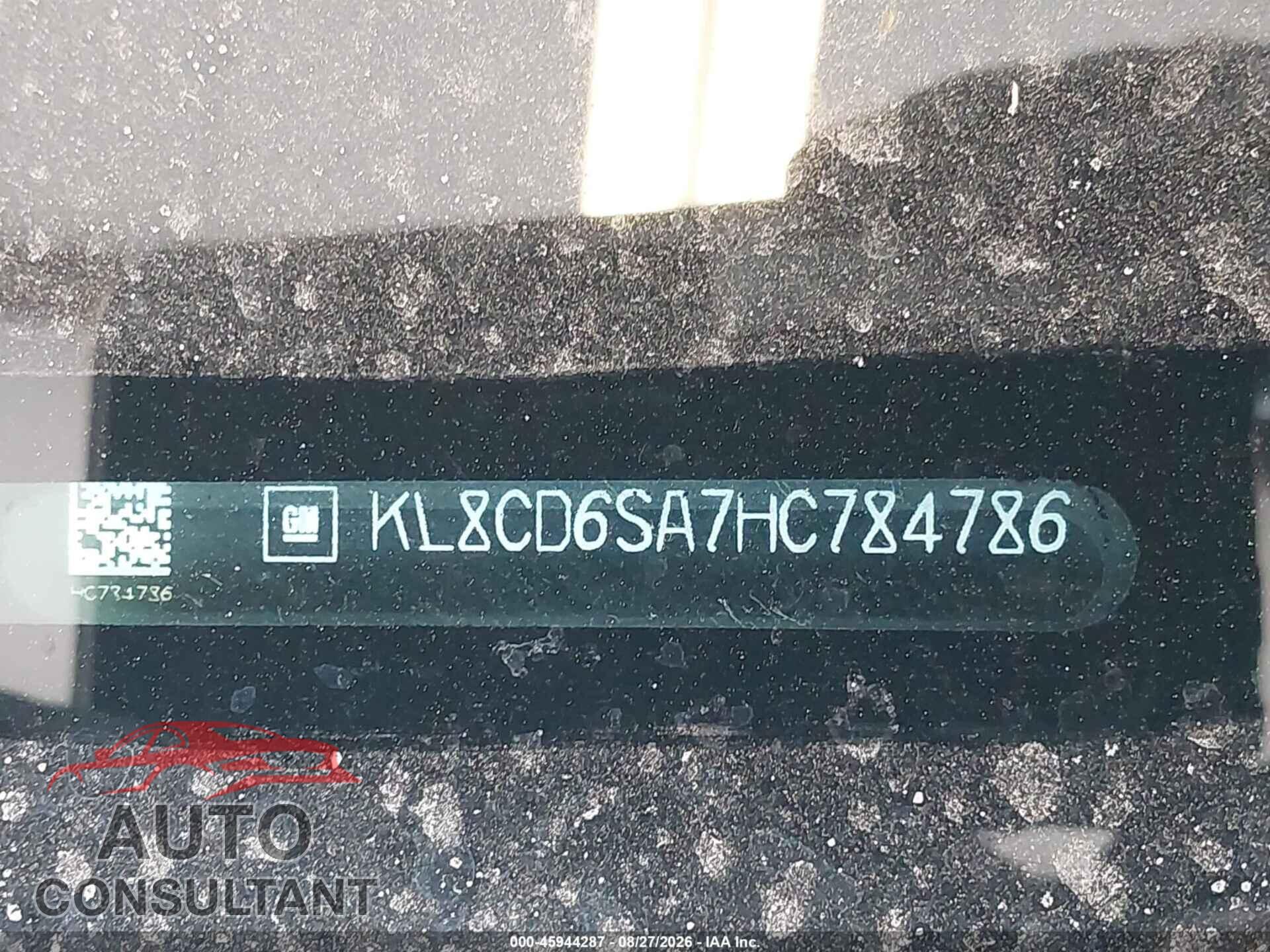 CHEVROLET SPARK 2017 - KL8CD6SA7HC784786