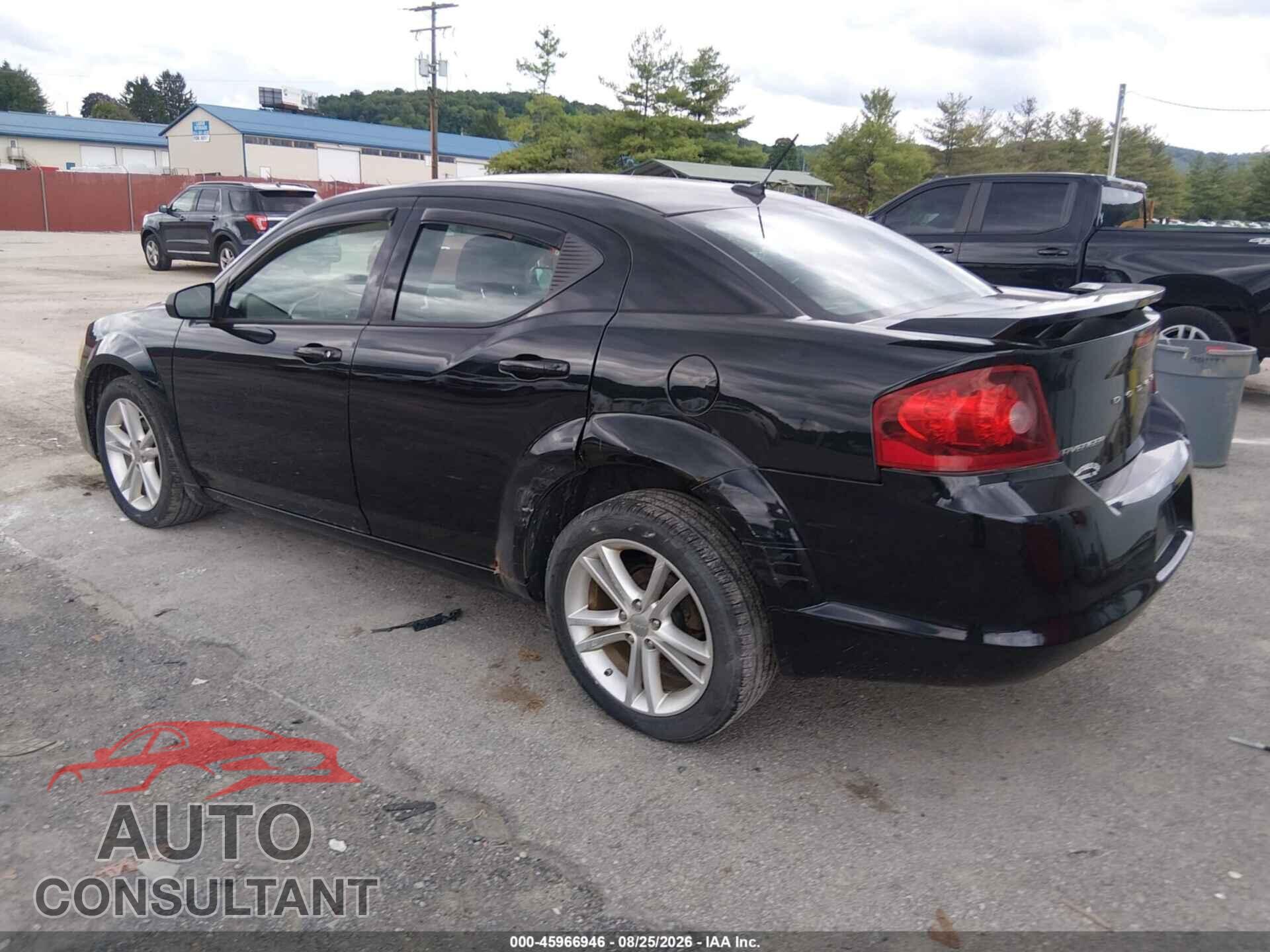 DODGE AVENGER 2012 - 1C3CDZAG9CN261057