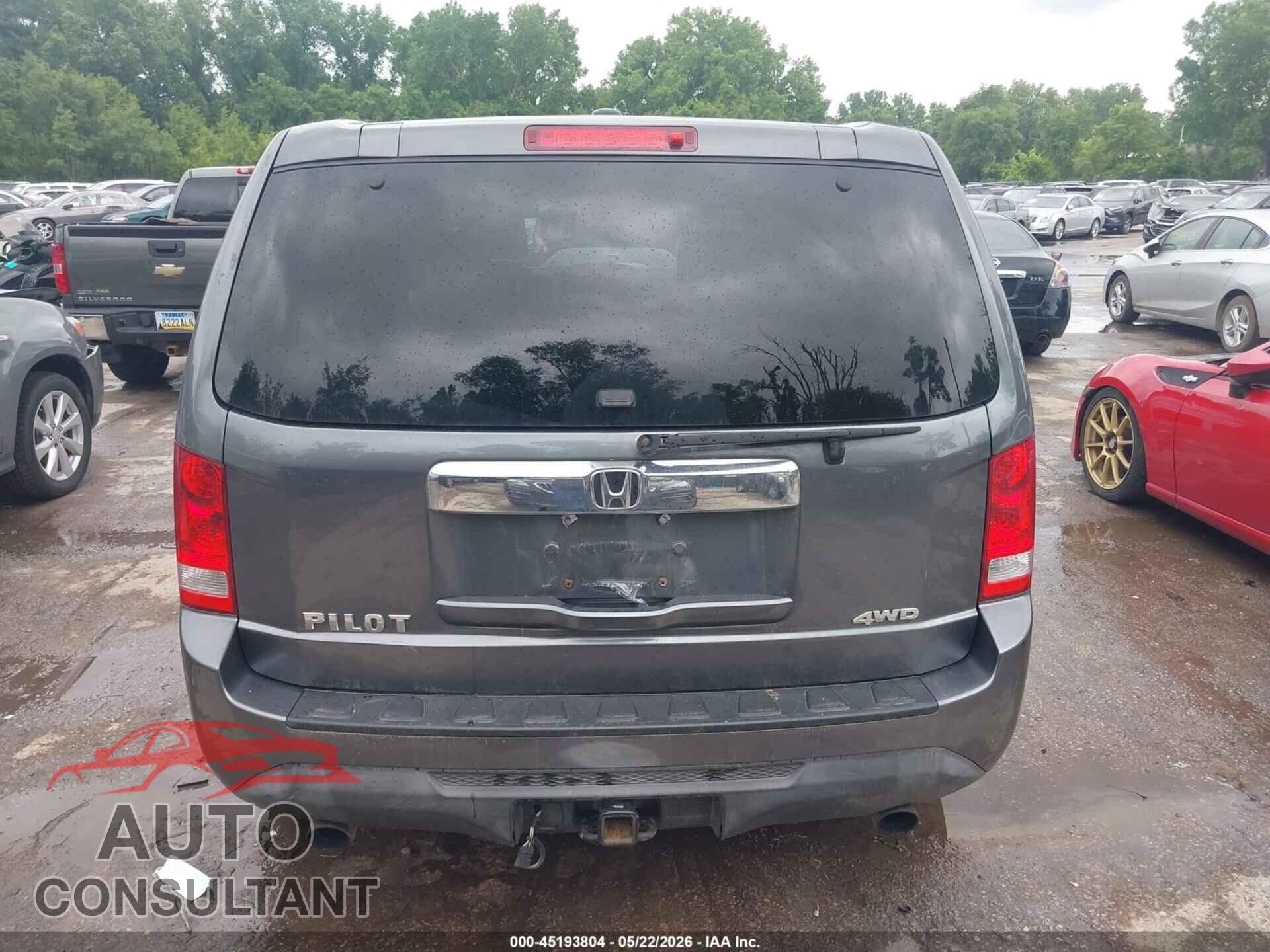 HONDA PILOT 2012 - 5FNYF4H60CB025357