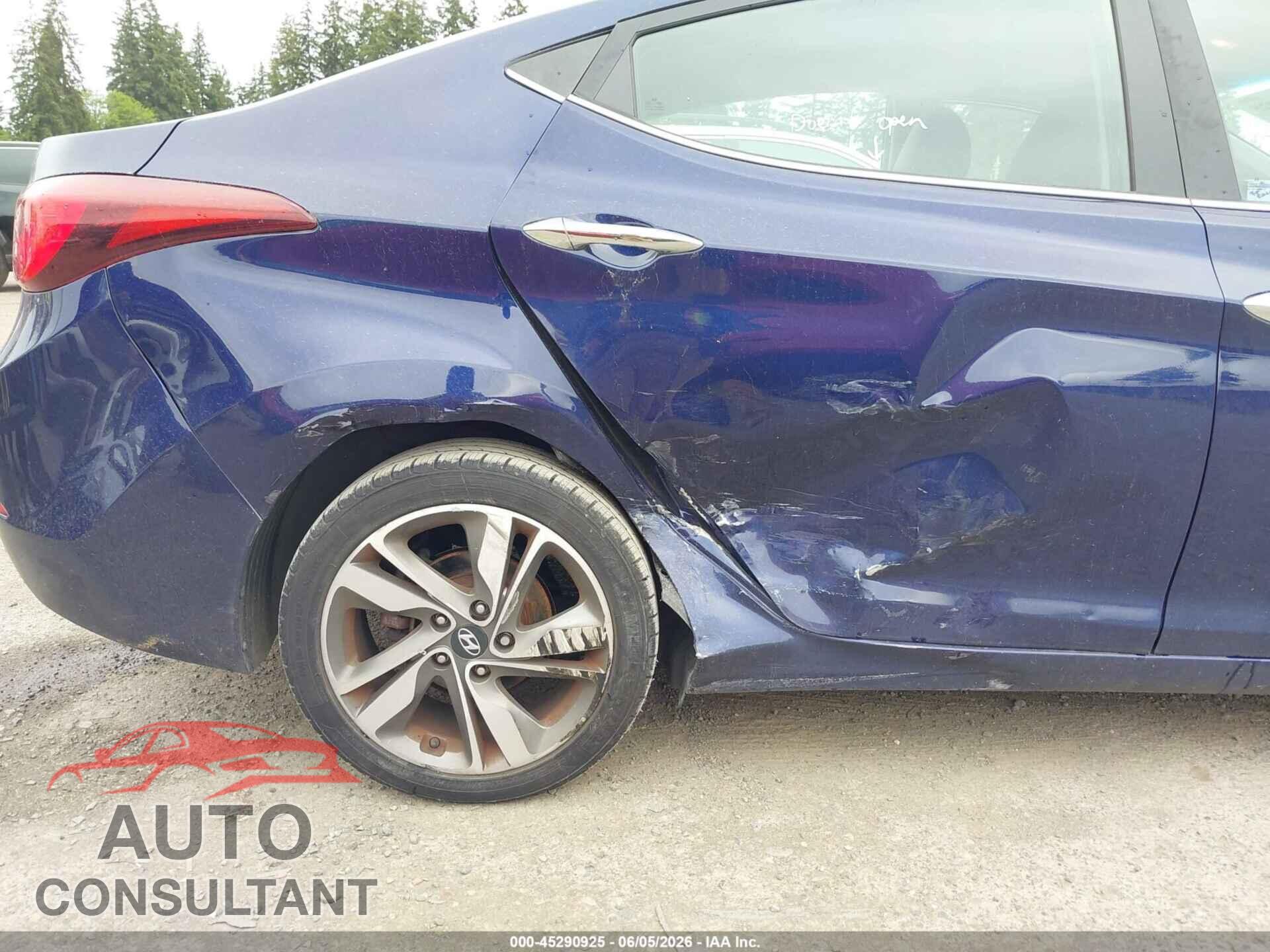 HYUNDAI ELANTRA 2014 - 5NPDH4AE6EH507958