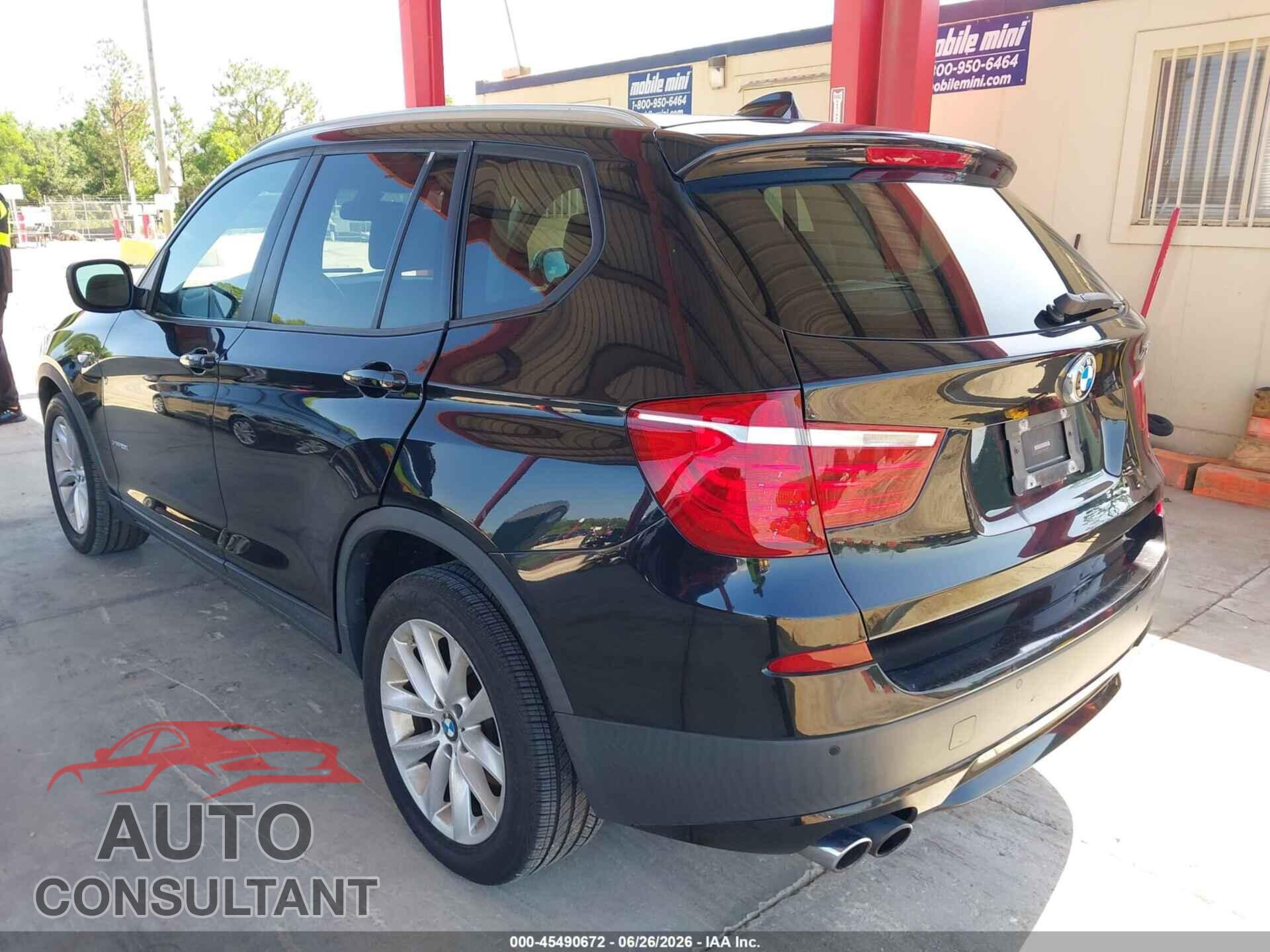 BMW X3 2014 - 5UXWX9C53E0D13795