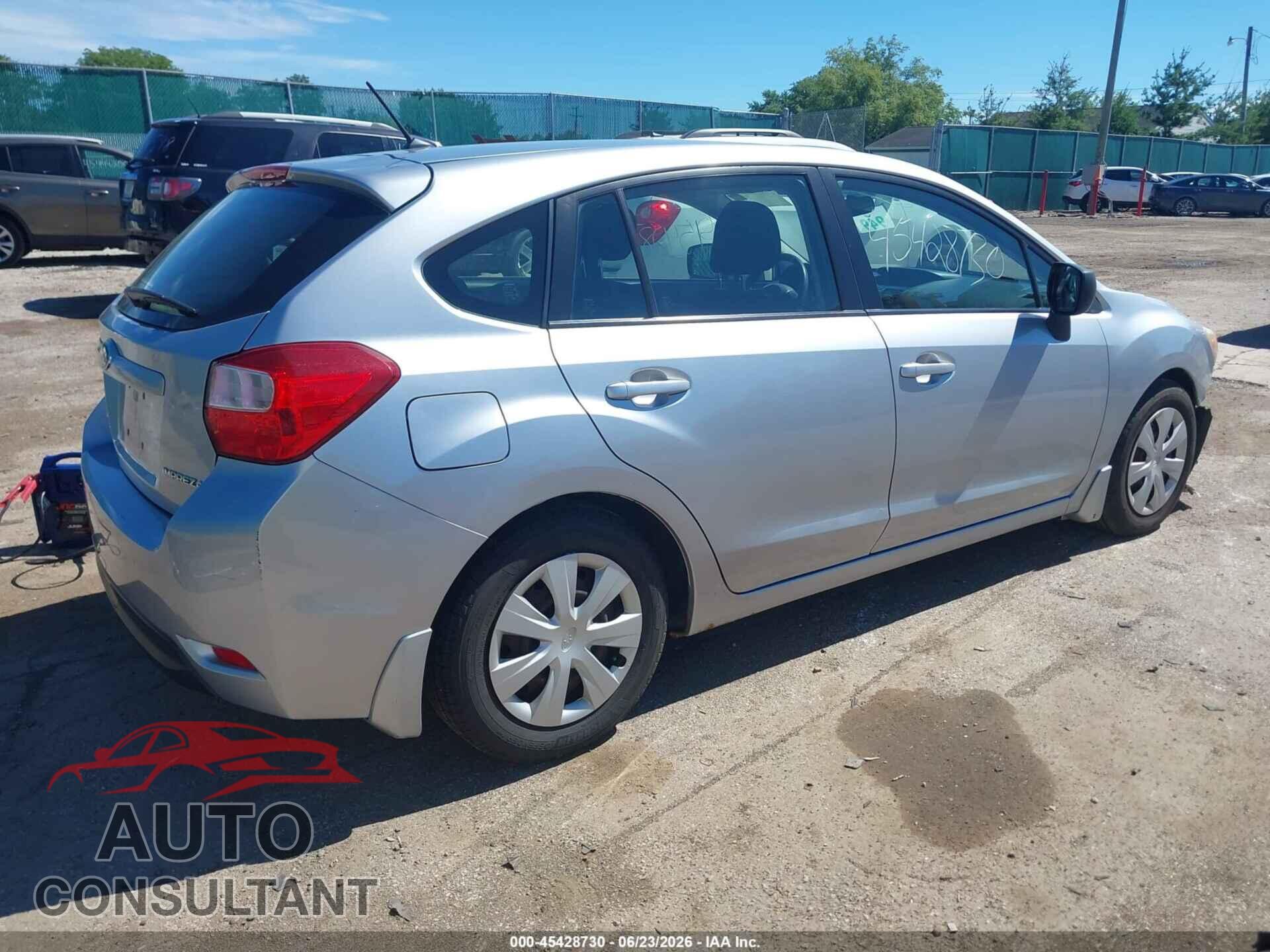 SUBARU IMPREZA 2012 - JF1GPAA61CH204014