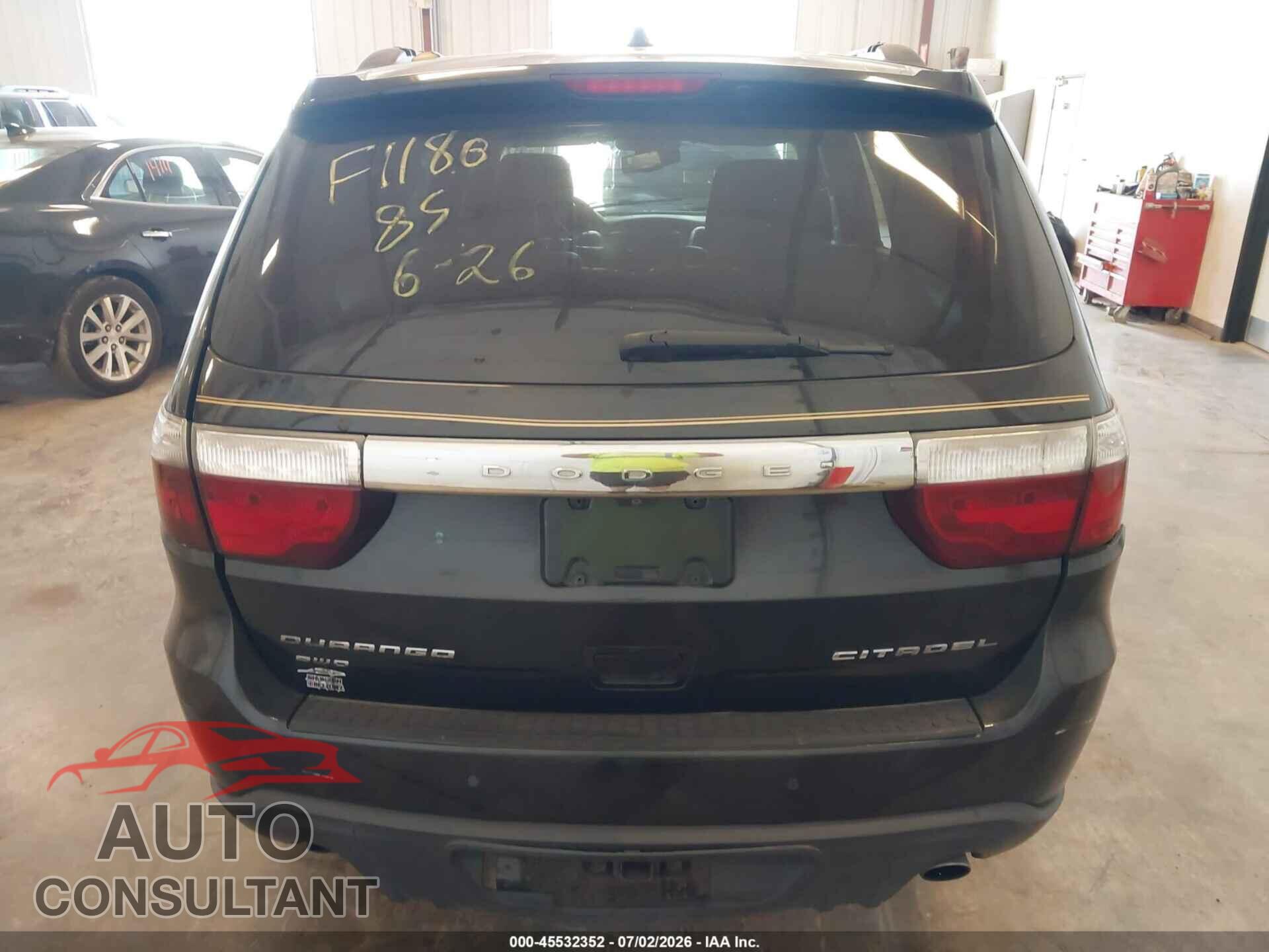 DODGE DURANGO 2011 - 1D4SE5GT1BC613935