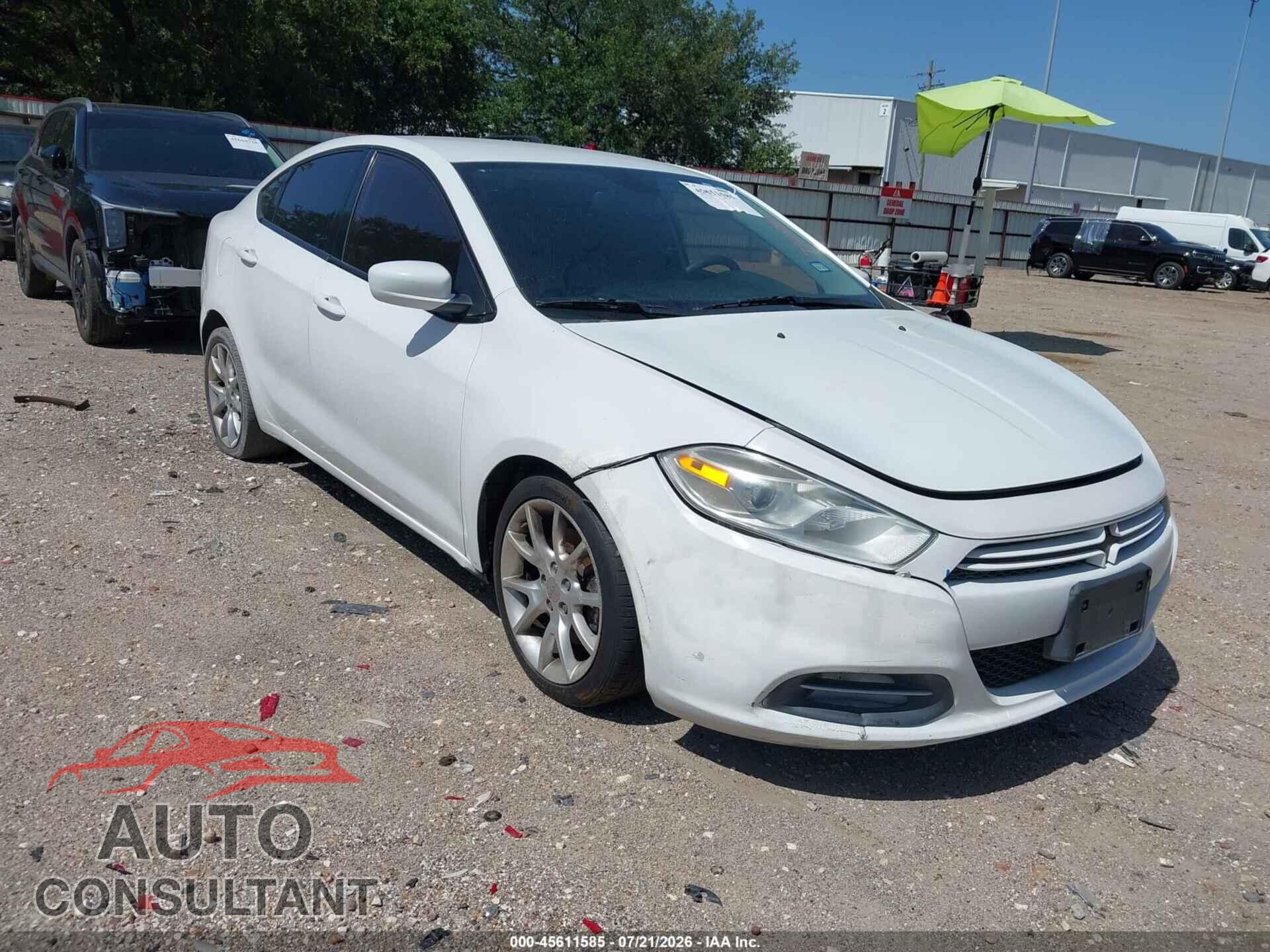 DODGE DART 2016 - 1C3CDFAAXGD736866