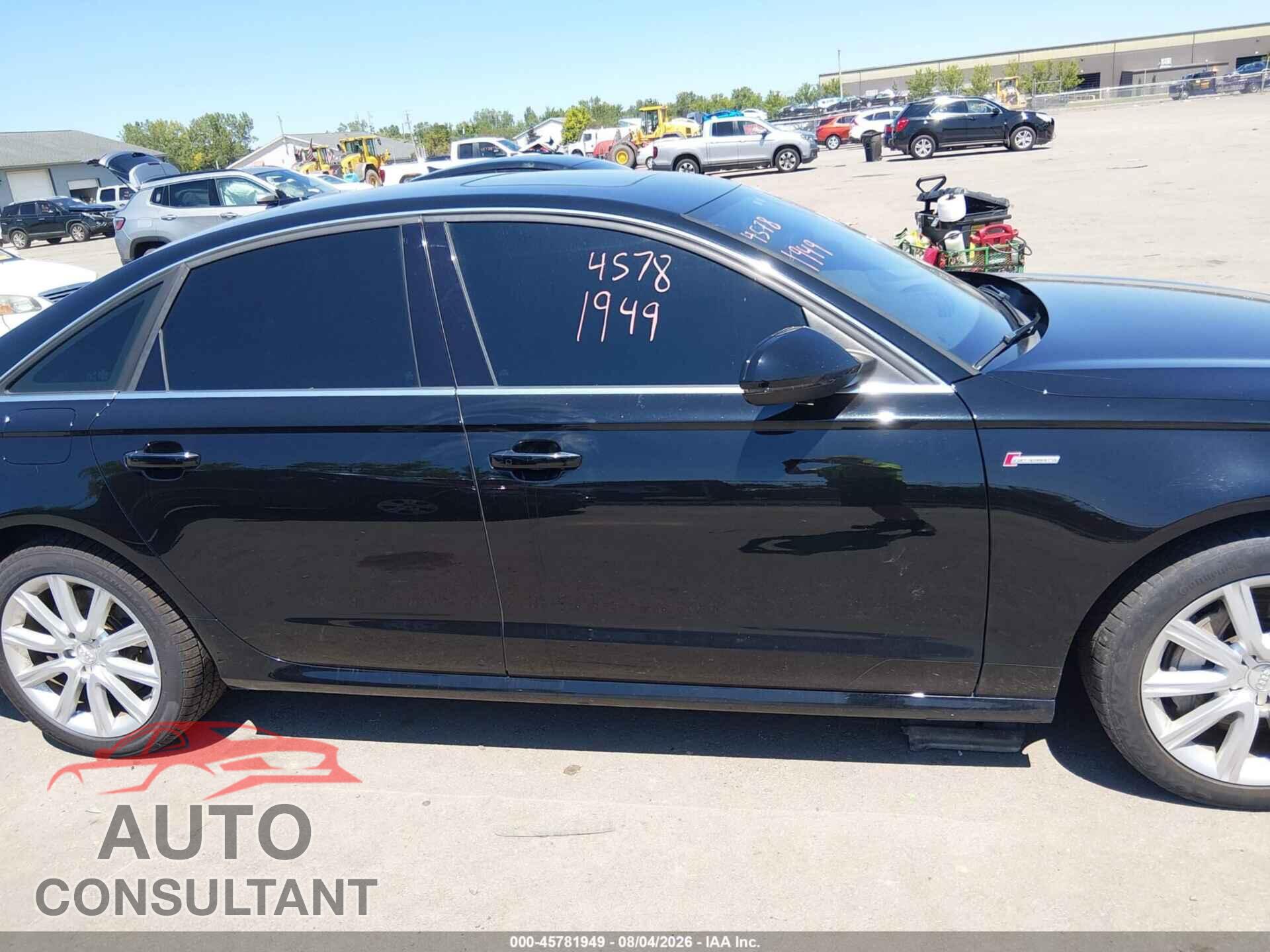 AUDI A6 2013 - WAUJGAFC3DN118217
