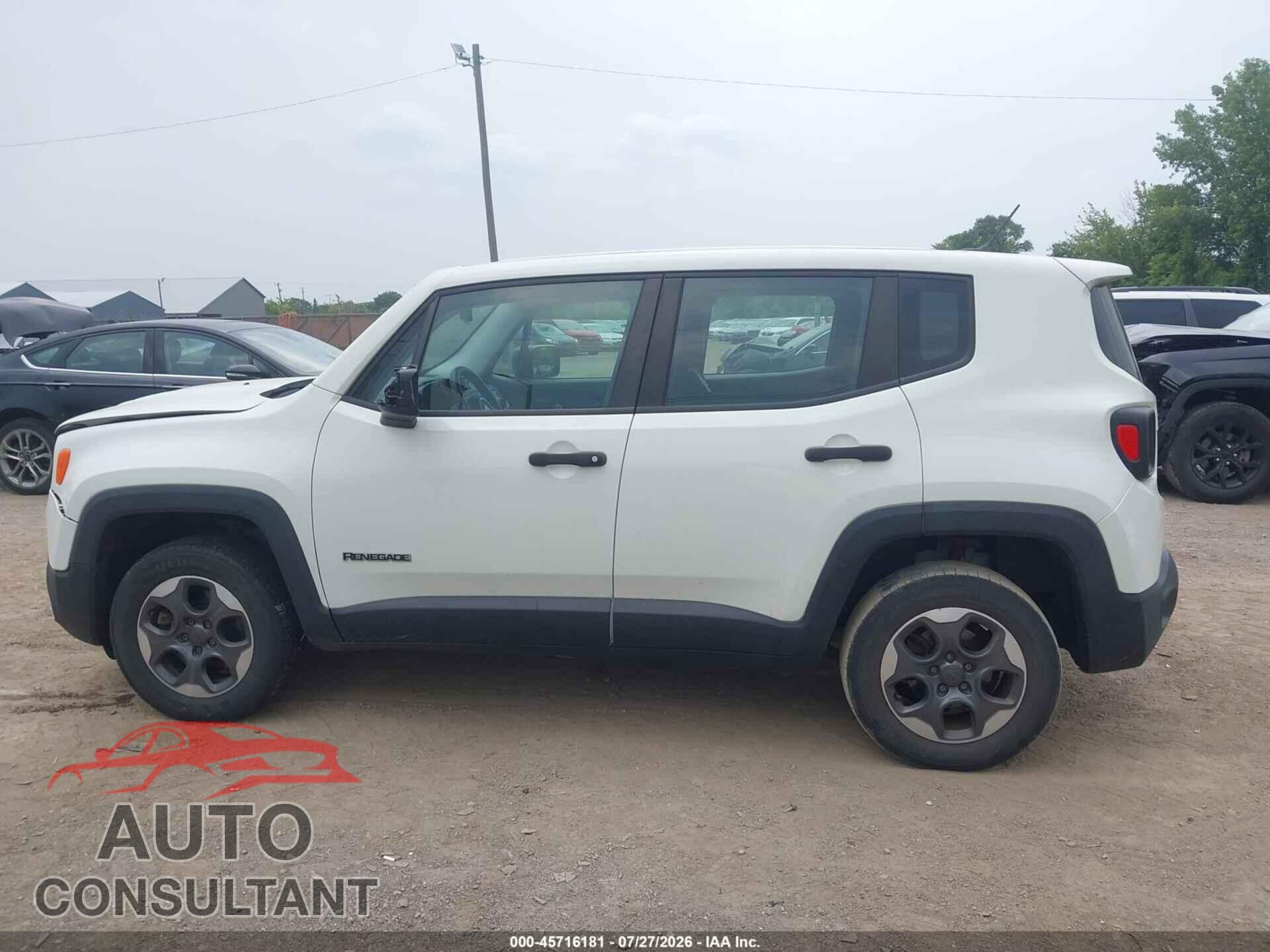 JEEP RENEGADE 2015 - ZACCJBAT2FPC40877