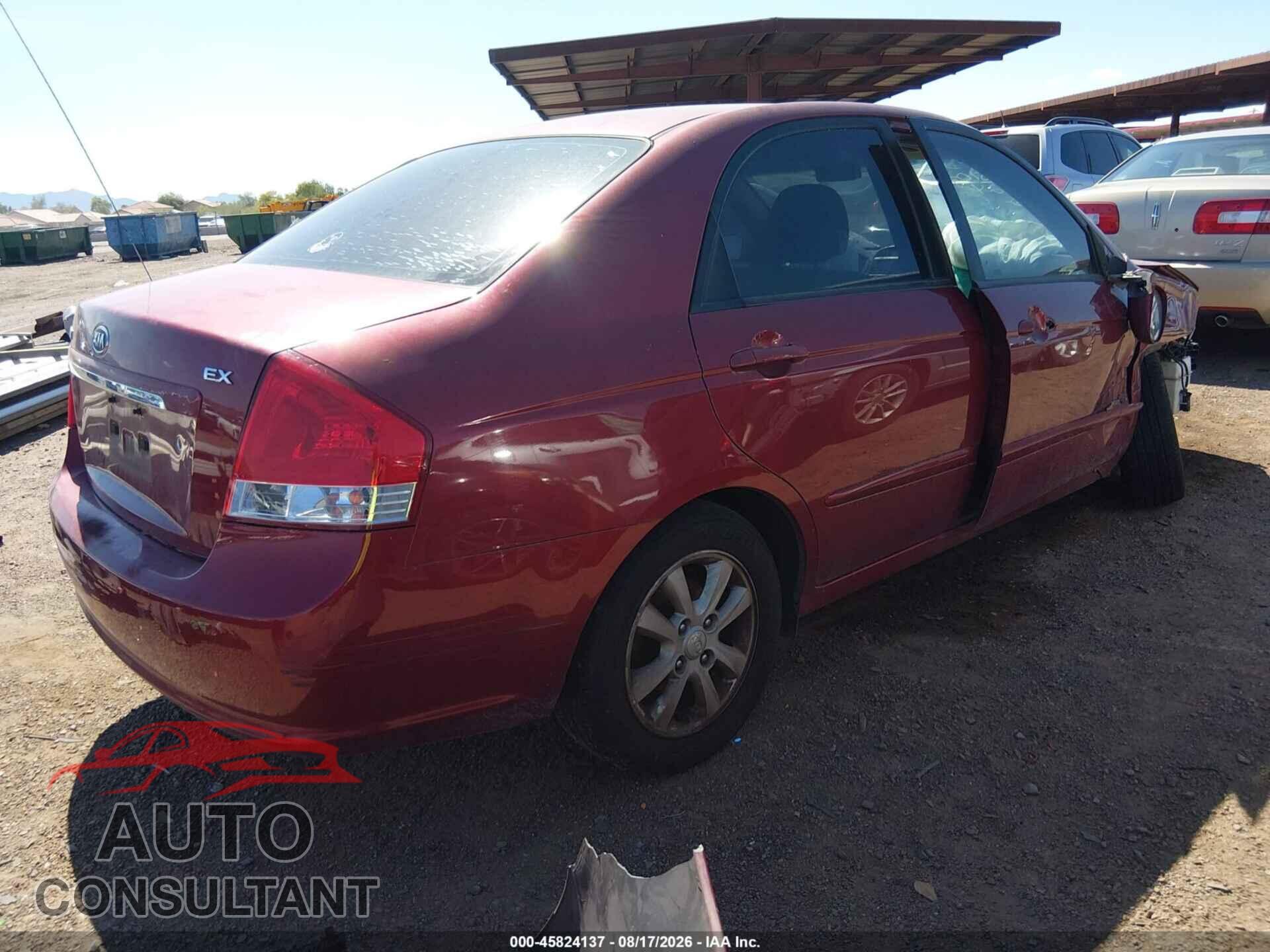 KIA SPECTRA 2009 - KNAFE222295594724
