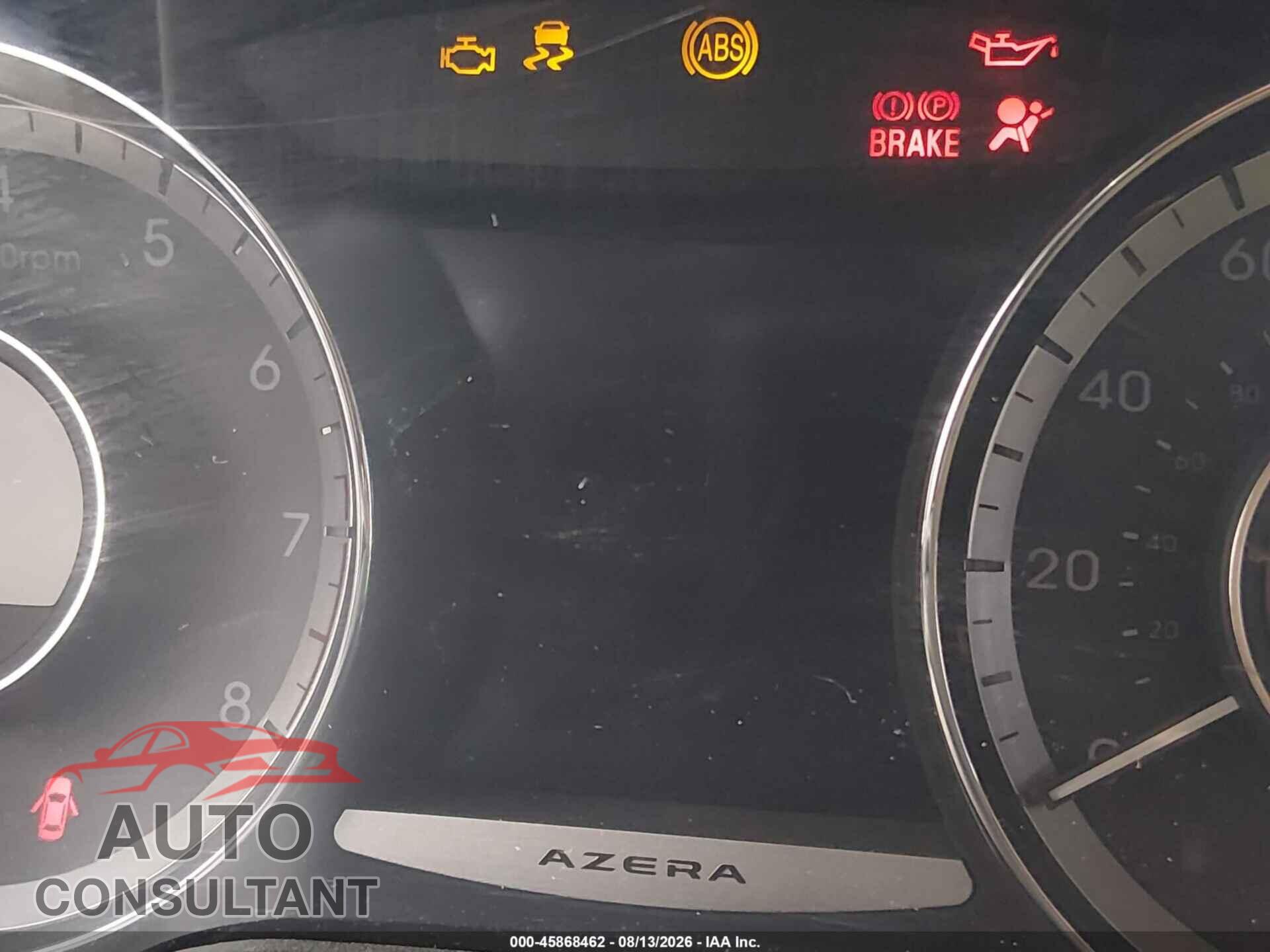 HYUNDAI AZERA 2014 - KMHFH4JG4EA366501