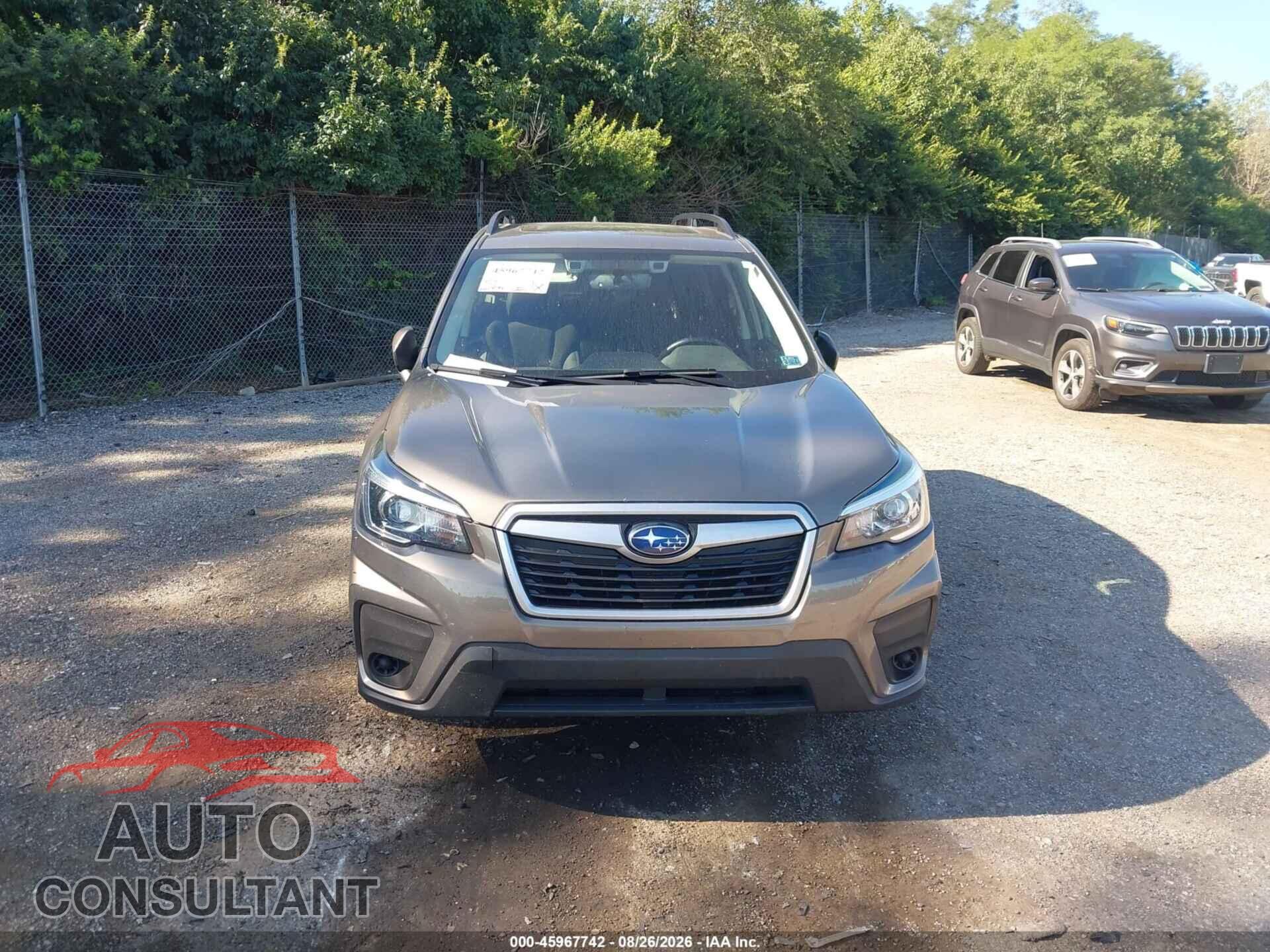 SUBARU FORESTER 2019 - JF2SKAEC5KH459493