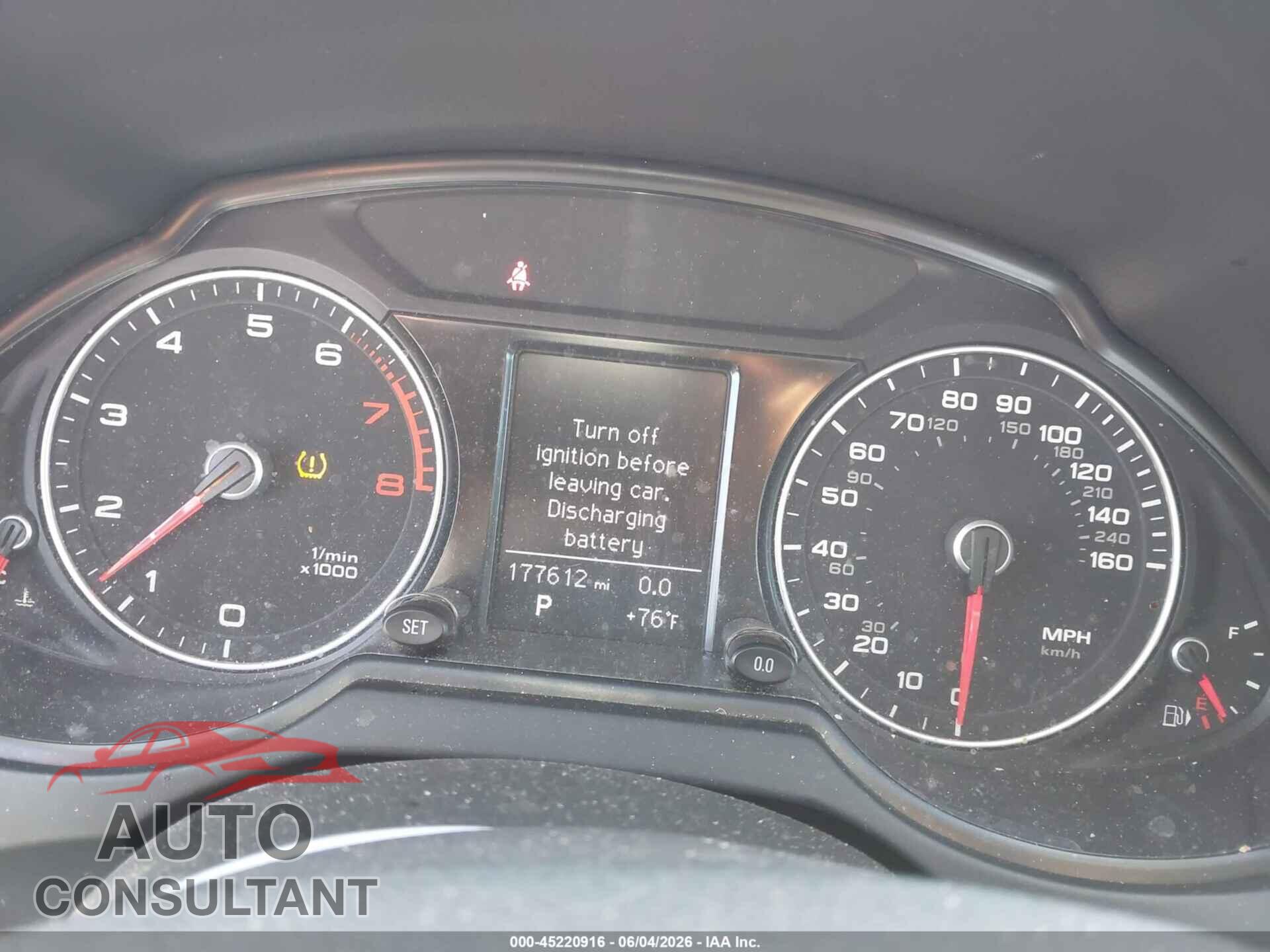 AUDI Q5 2013 - WA1CFAFP9DA076400
