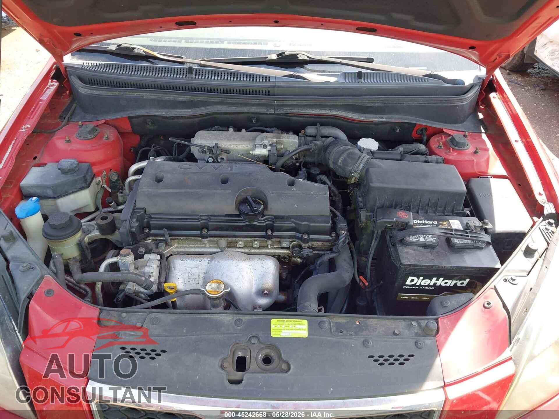 KIA RIO 2011 - KNADH4A30B6955873
