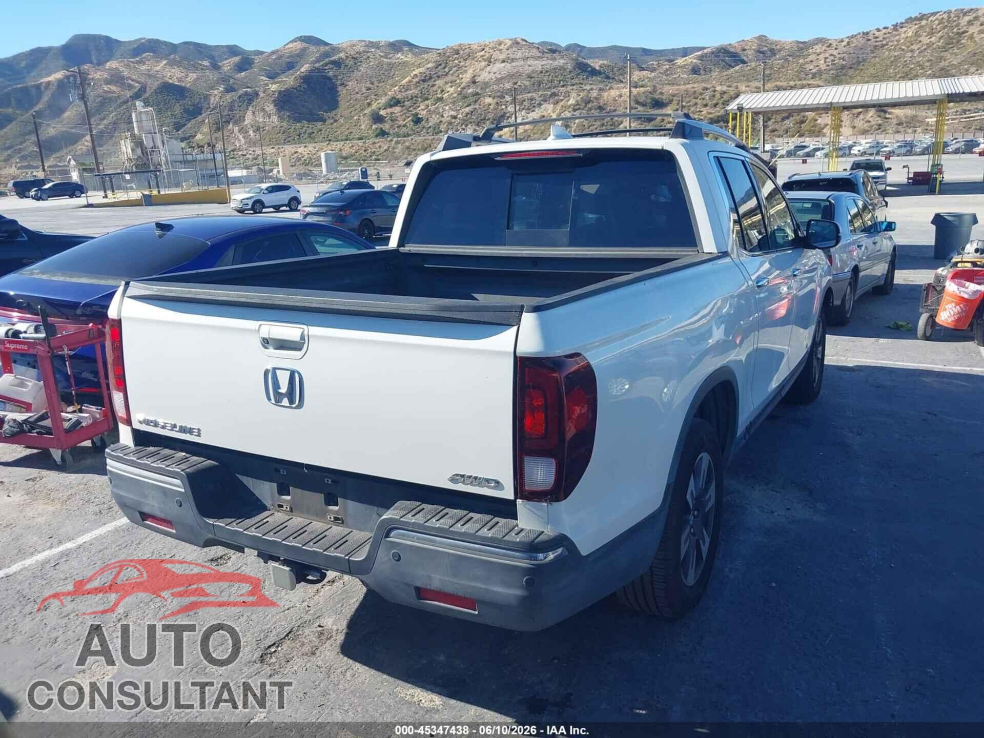 HONDA RIDGELINE 2019 - 5FPYK3F74KB013199