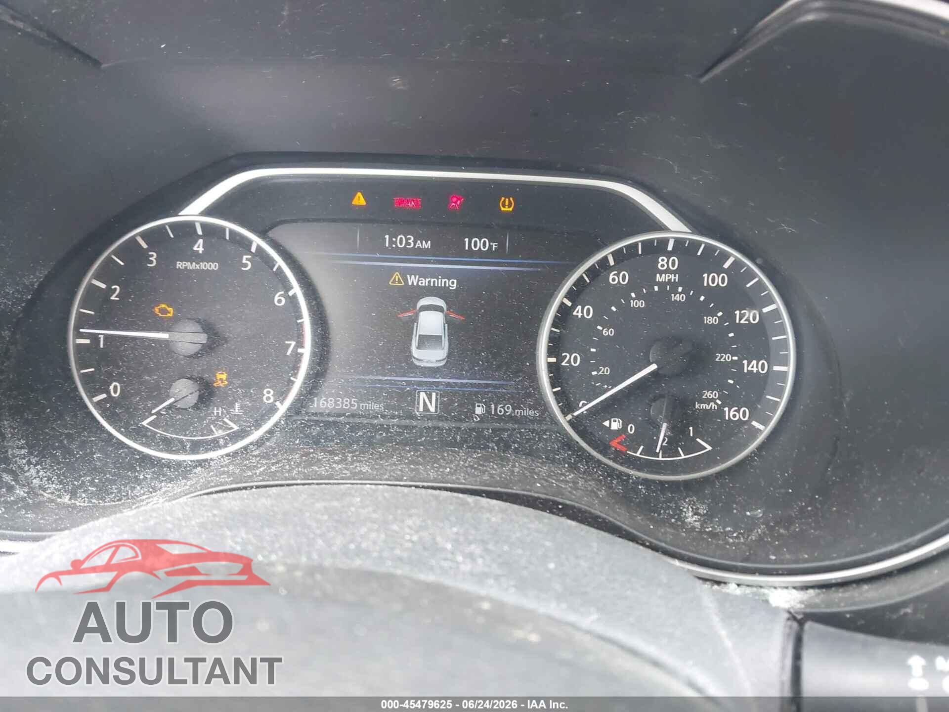 NISSAN MAXIMA 2017 - 1N4AA6AP9HC409677