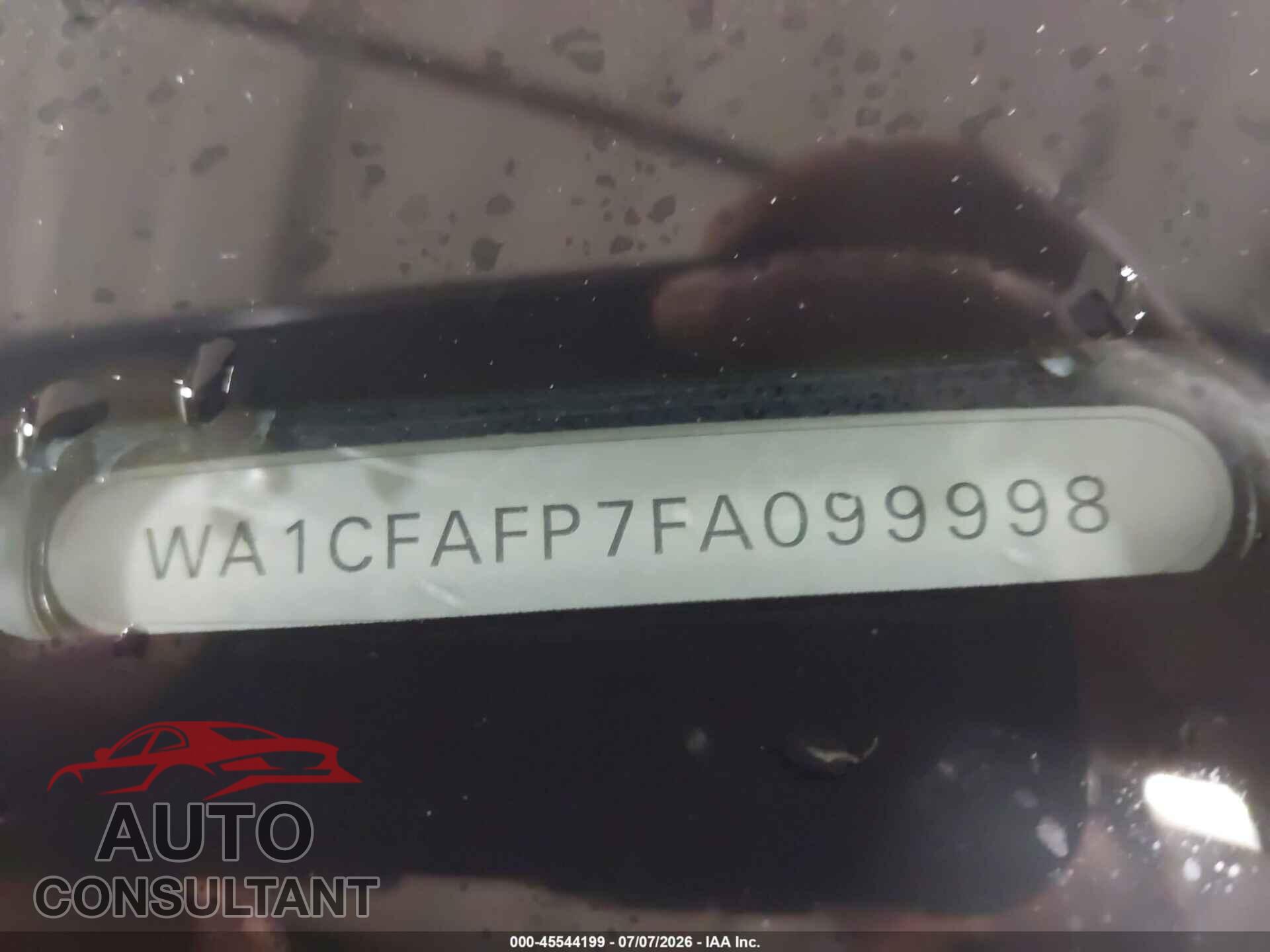 AUDI Q5 2015 - WA1CFAFP7FA099998