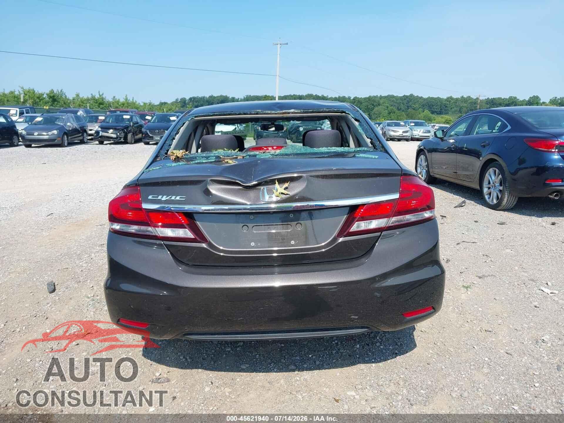 HONDA CIVIC 2013 - 2HGFB2F5XDH599270