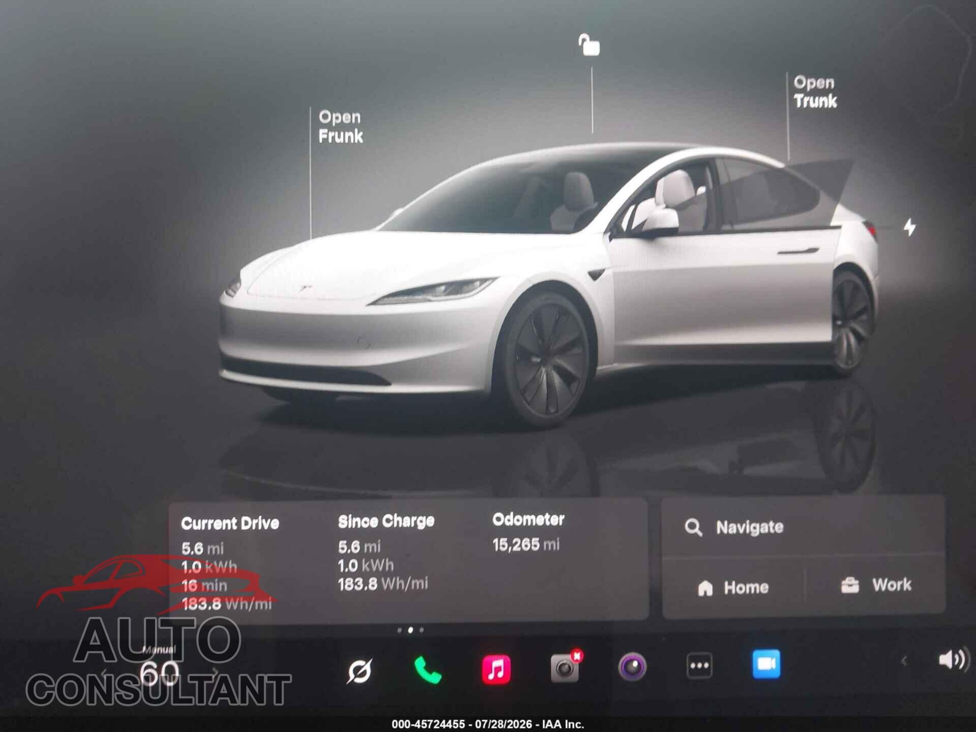 TESLA MODEL 3 2025 - 5YJ3E1EA3SF059747