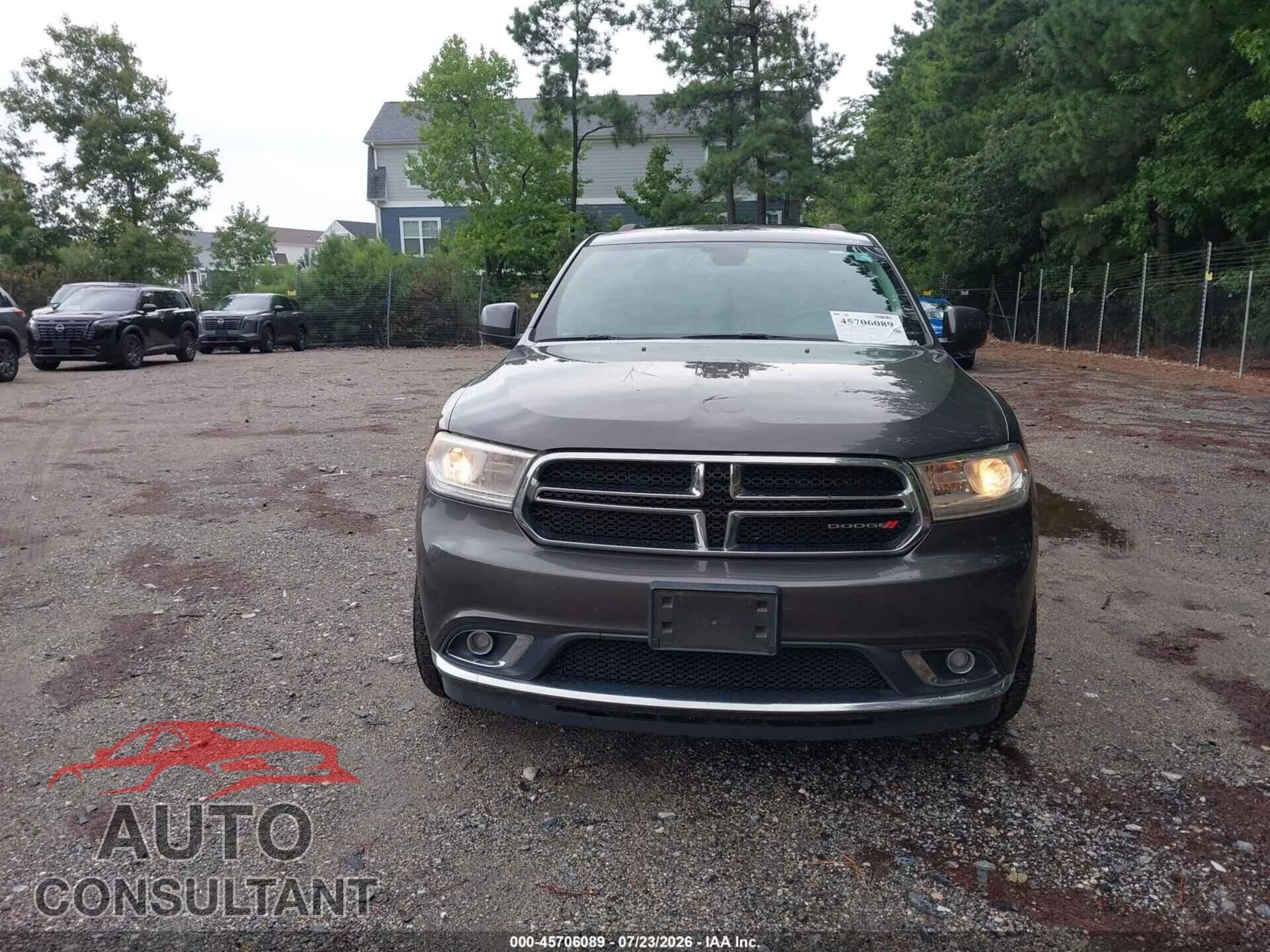 DODGE DURANGO 2017 - 1C4RDJAG2HC883686