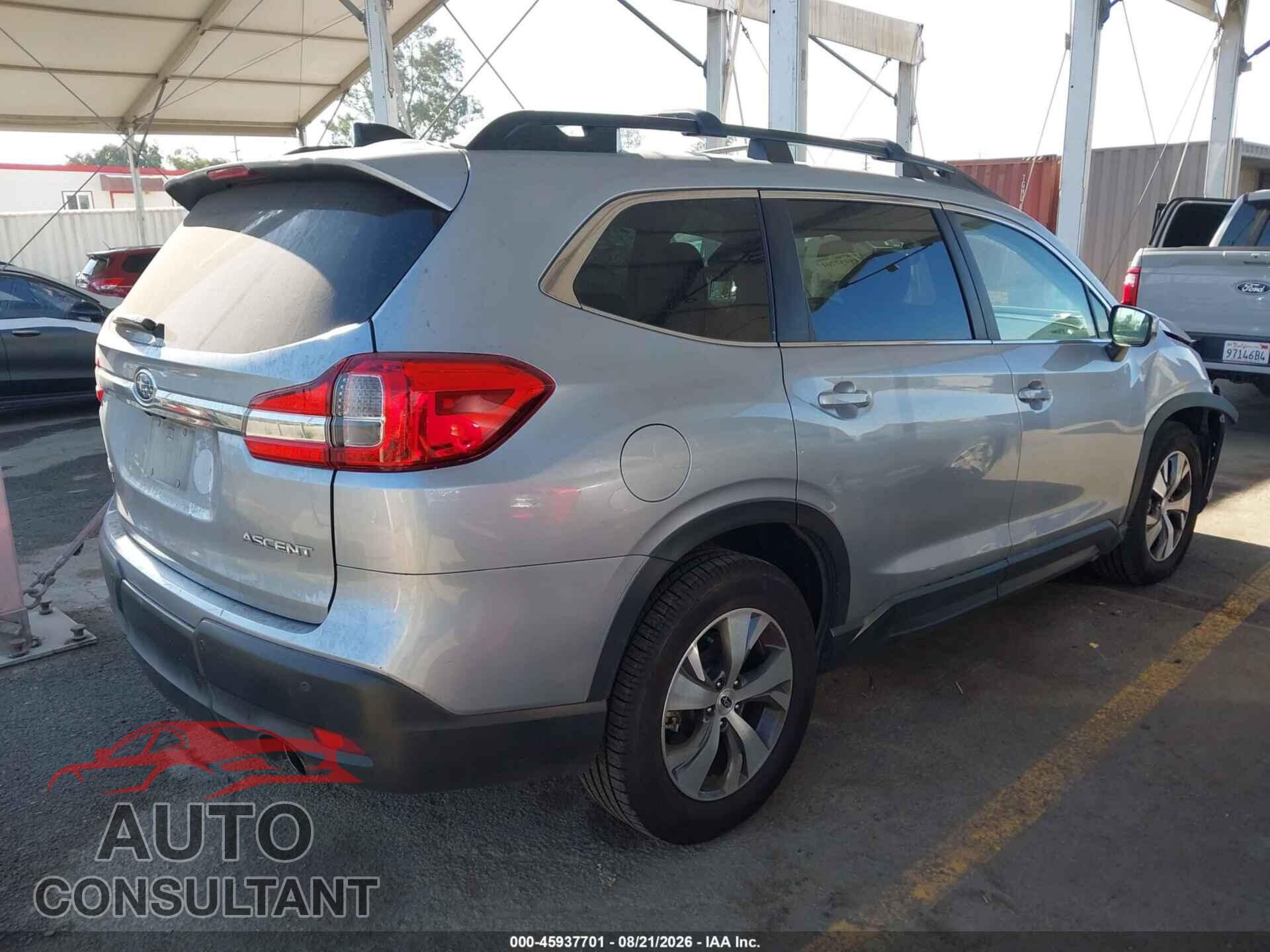 SUBARU ASCENT 2019 - 4S4WMACD3K3444148