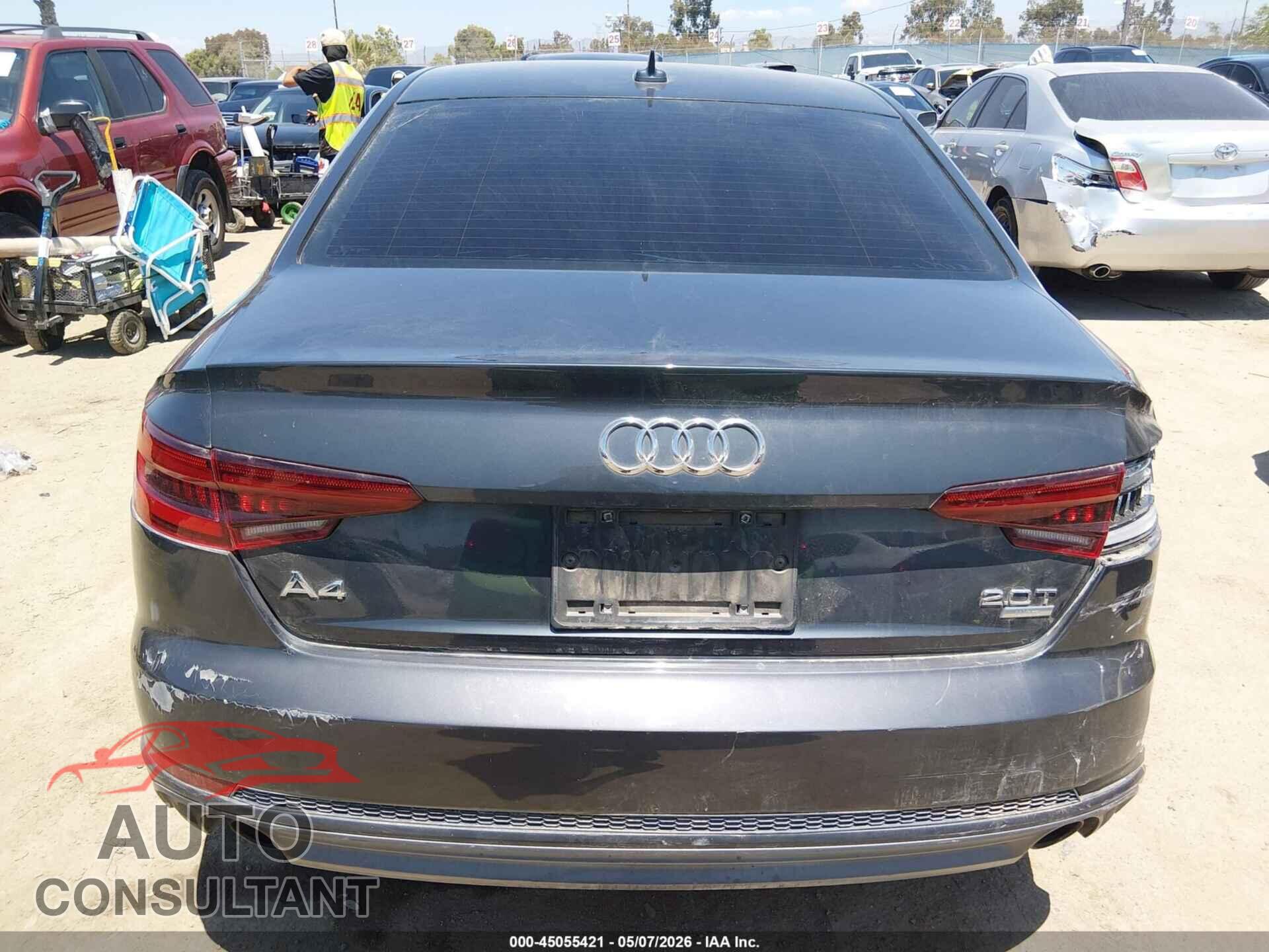 AUDI A4 2018 - WAUKMAF41JA222763