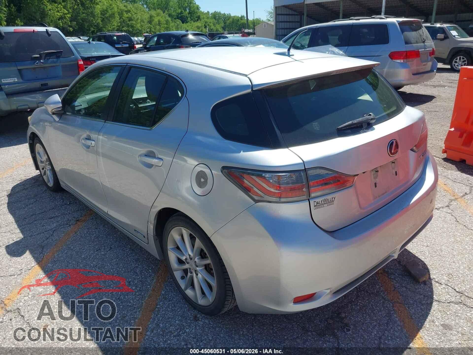 LEXUS CT 200H 2013 - JTHKD5BH9D2148377