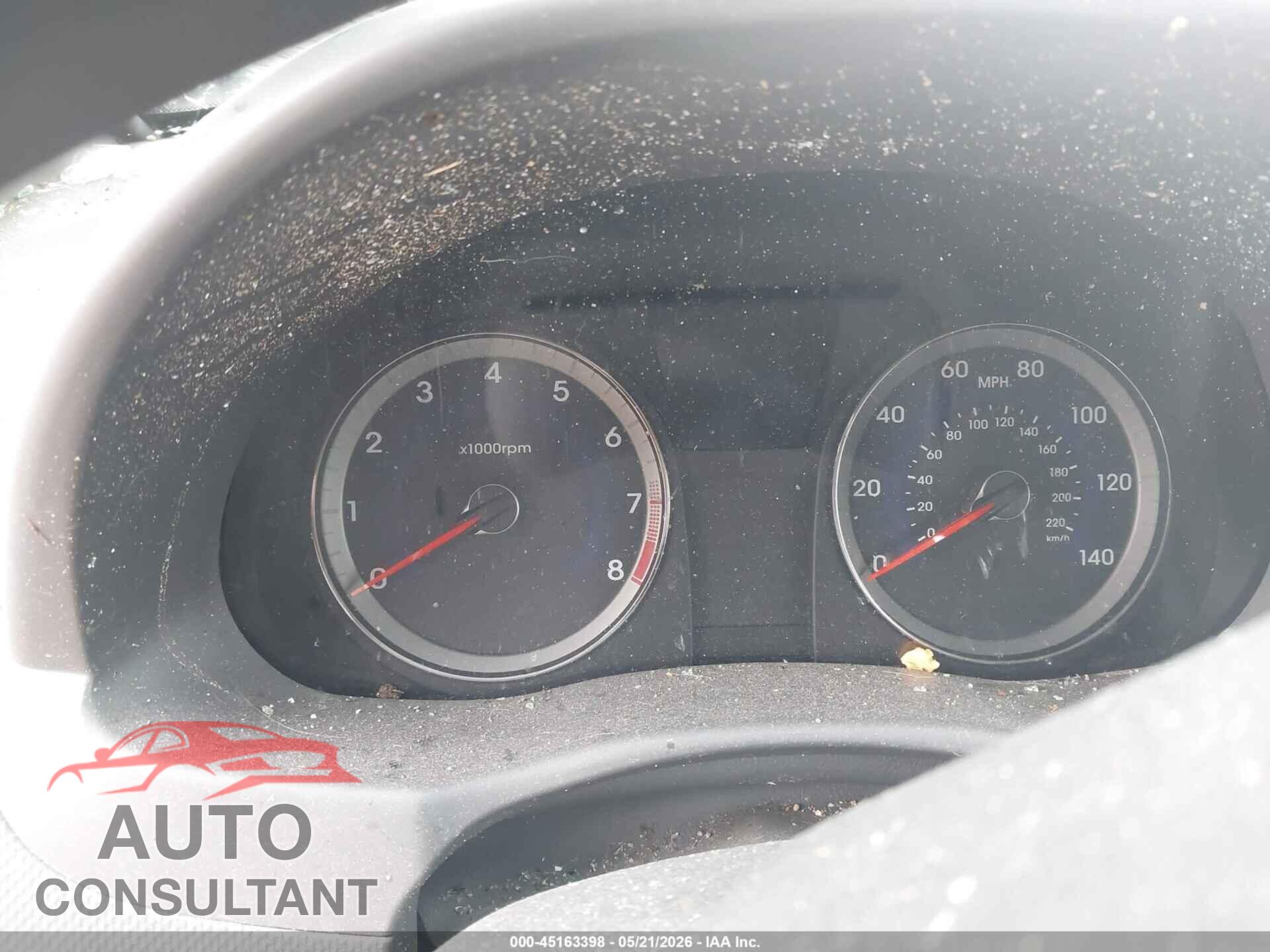 HYUNDAI ACCENT 2012 - KMHCU4AE2CU168475