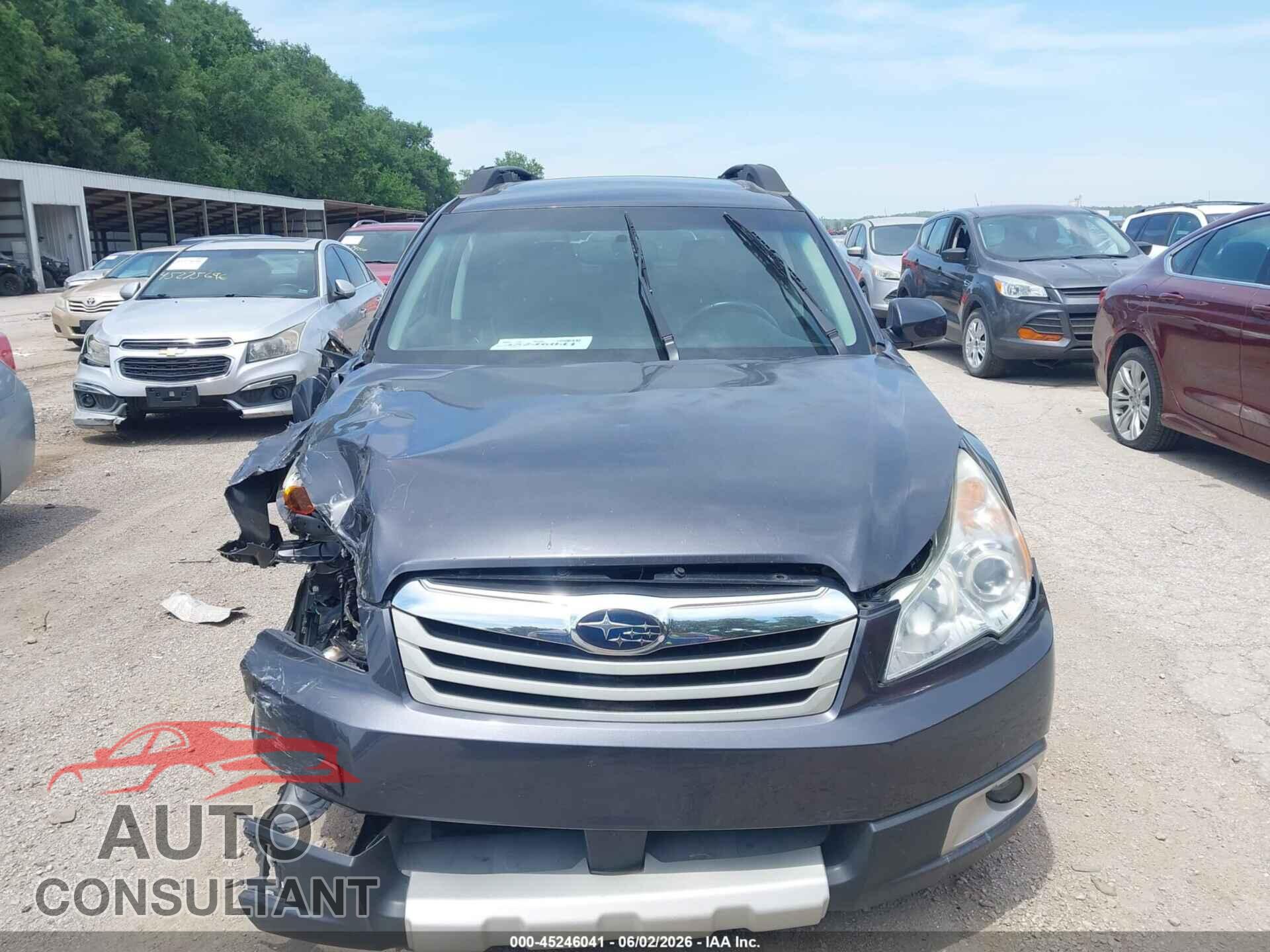 SUBARU OUTBACK 2011 - 4S4BRDLC1B2368153