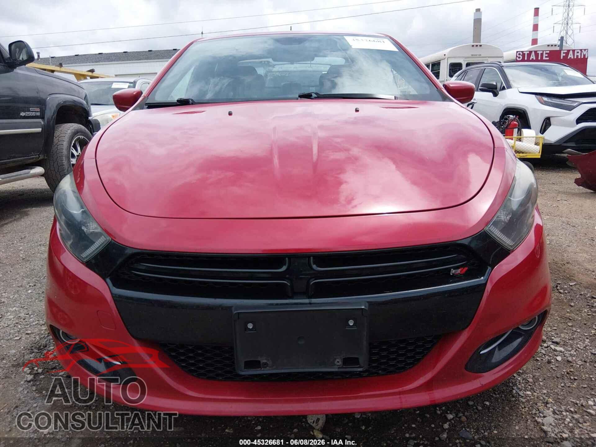 DODGE DART 2016 - 1C3CDFBB8GD504810
