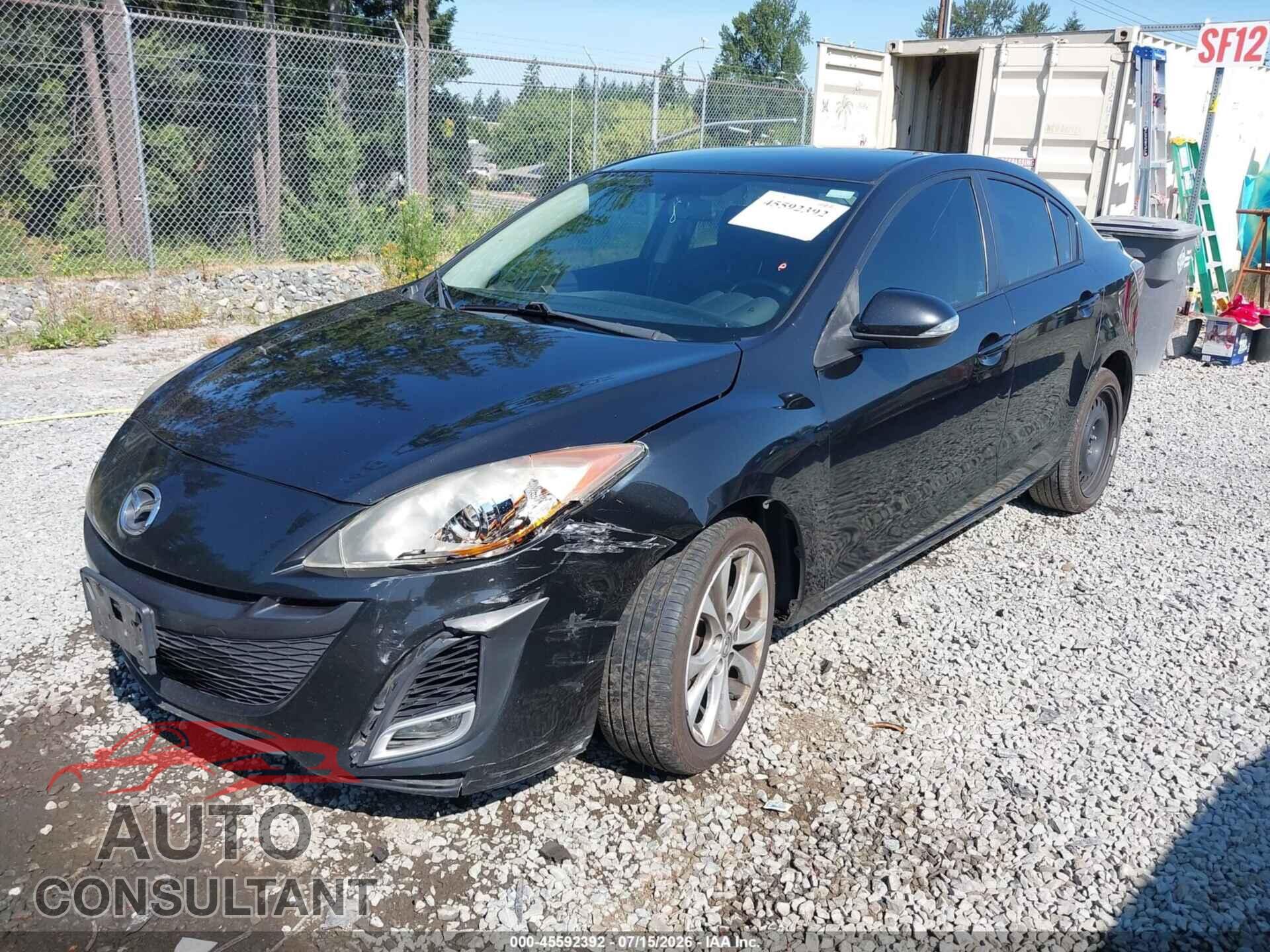 MAZDA MAZDA3 2010 - JM1BL1S69A1104196