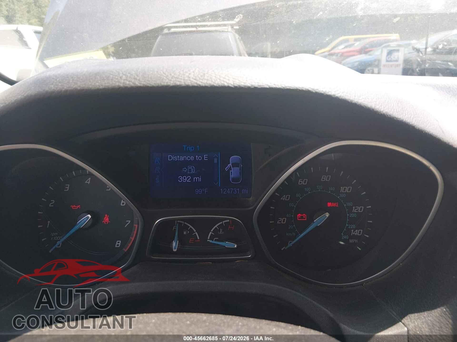 FORD FOCUS 2013 - 1FADP3F23DL258076