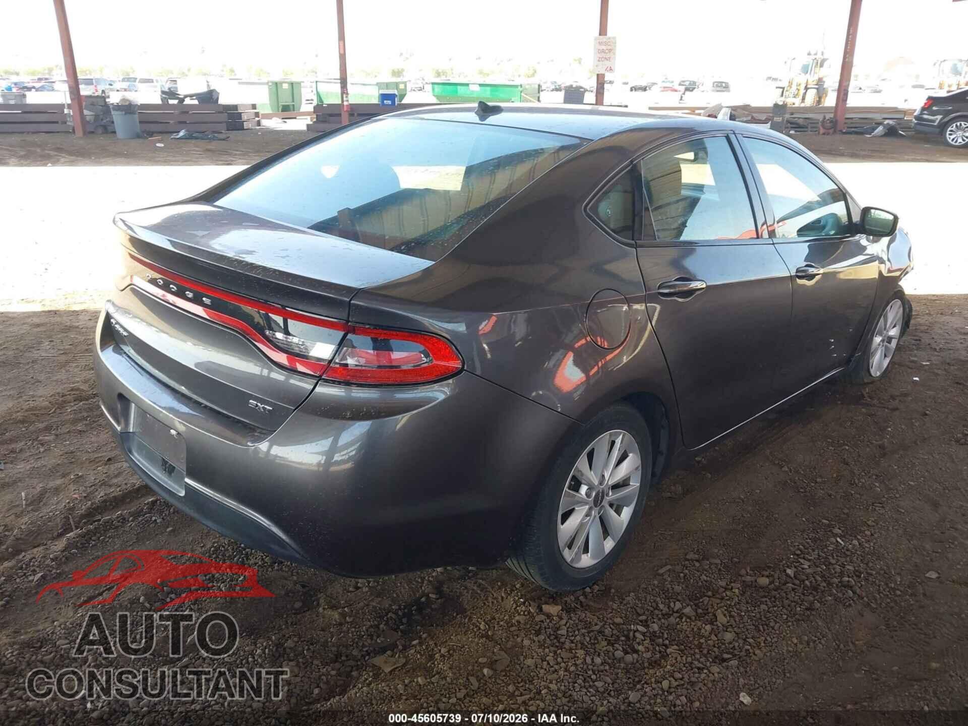 DODGE DART 2015 - 1C3CDFBB3FD281848