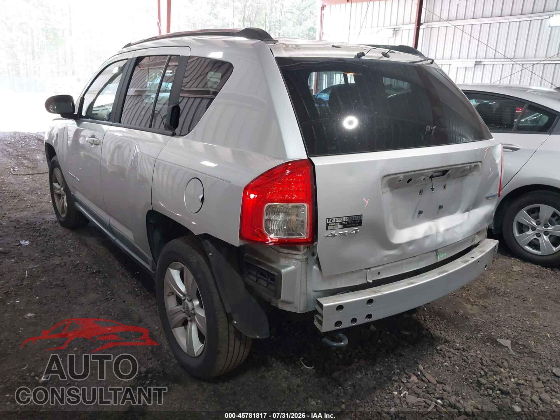 JEEP COMPASS 2011 - 1J4NF1FB8BD188842