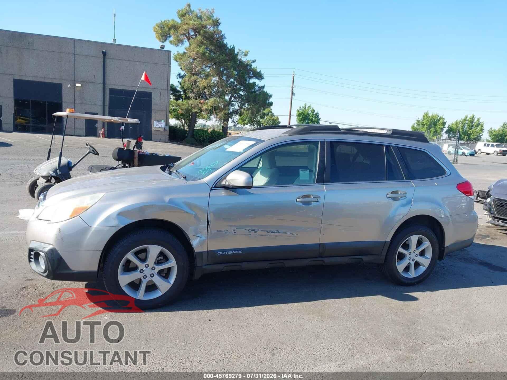 SUBARU OUTBACK 2014 - 4S4BRBCC9E3251942