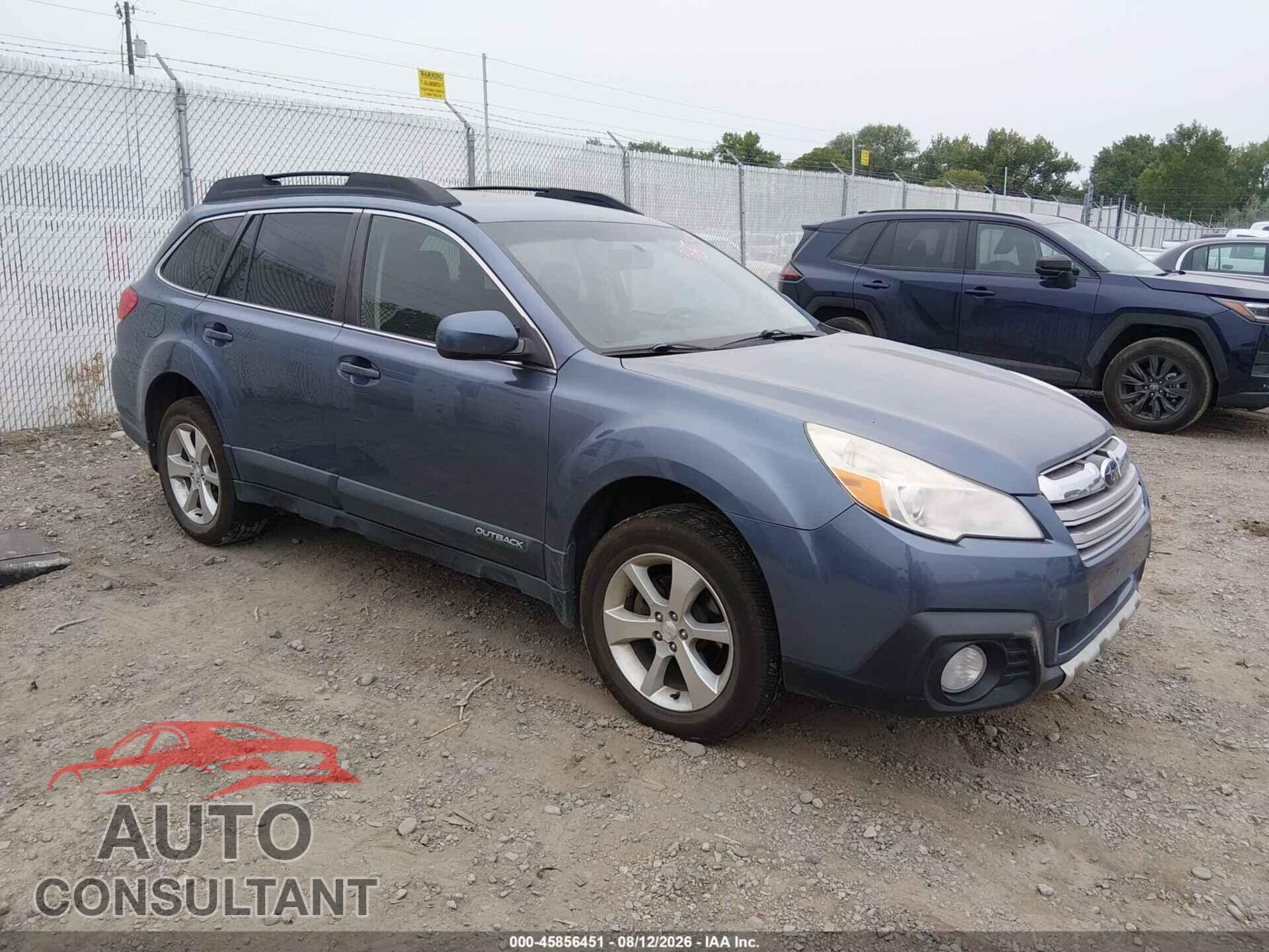 SUBARU OUTBACK 2013 - 4S4BRBKC4D3263044