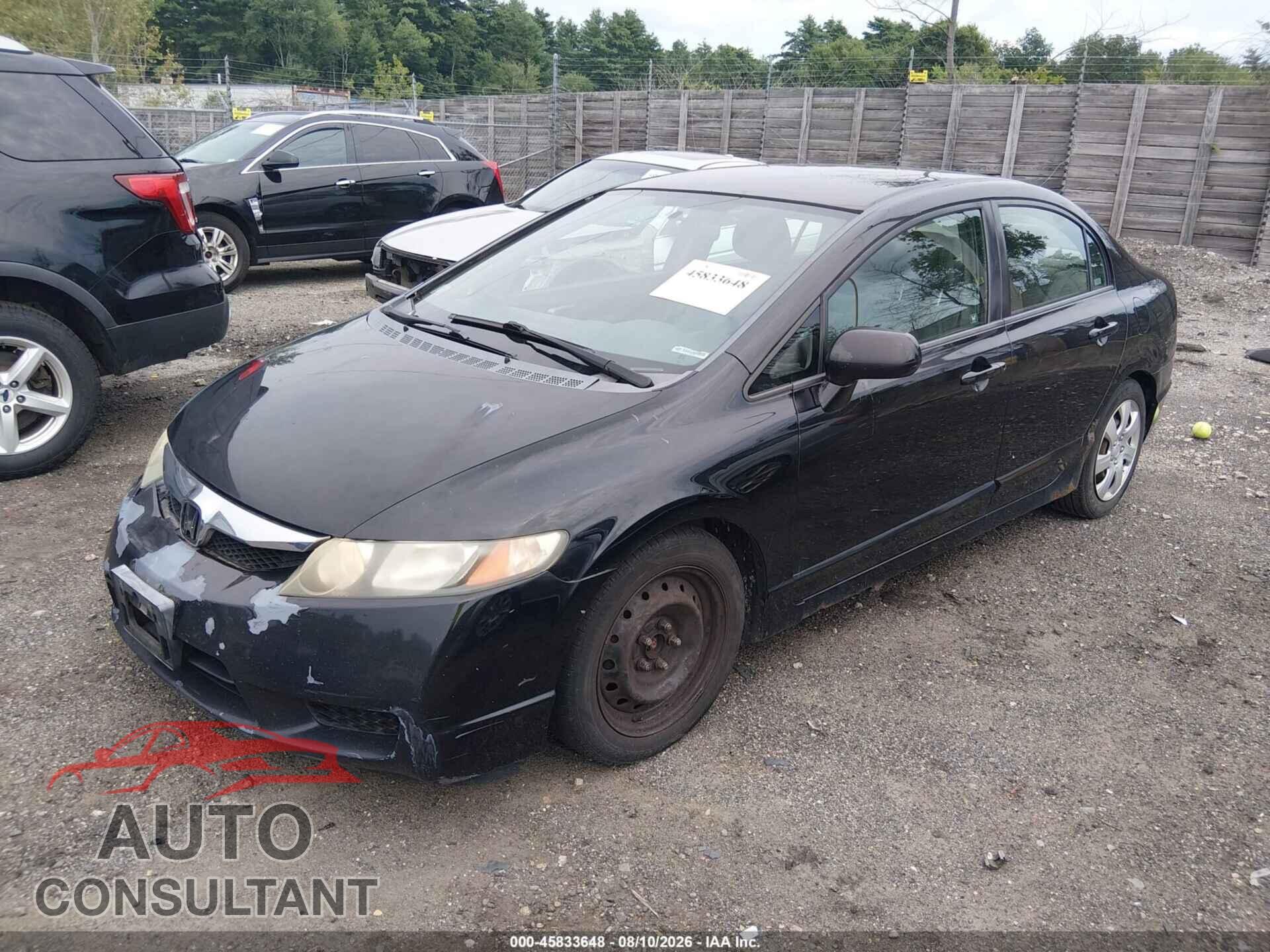 HONDA CIVIC 2009 - 2HGFA16559H353876
