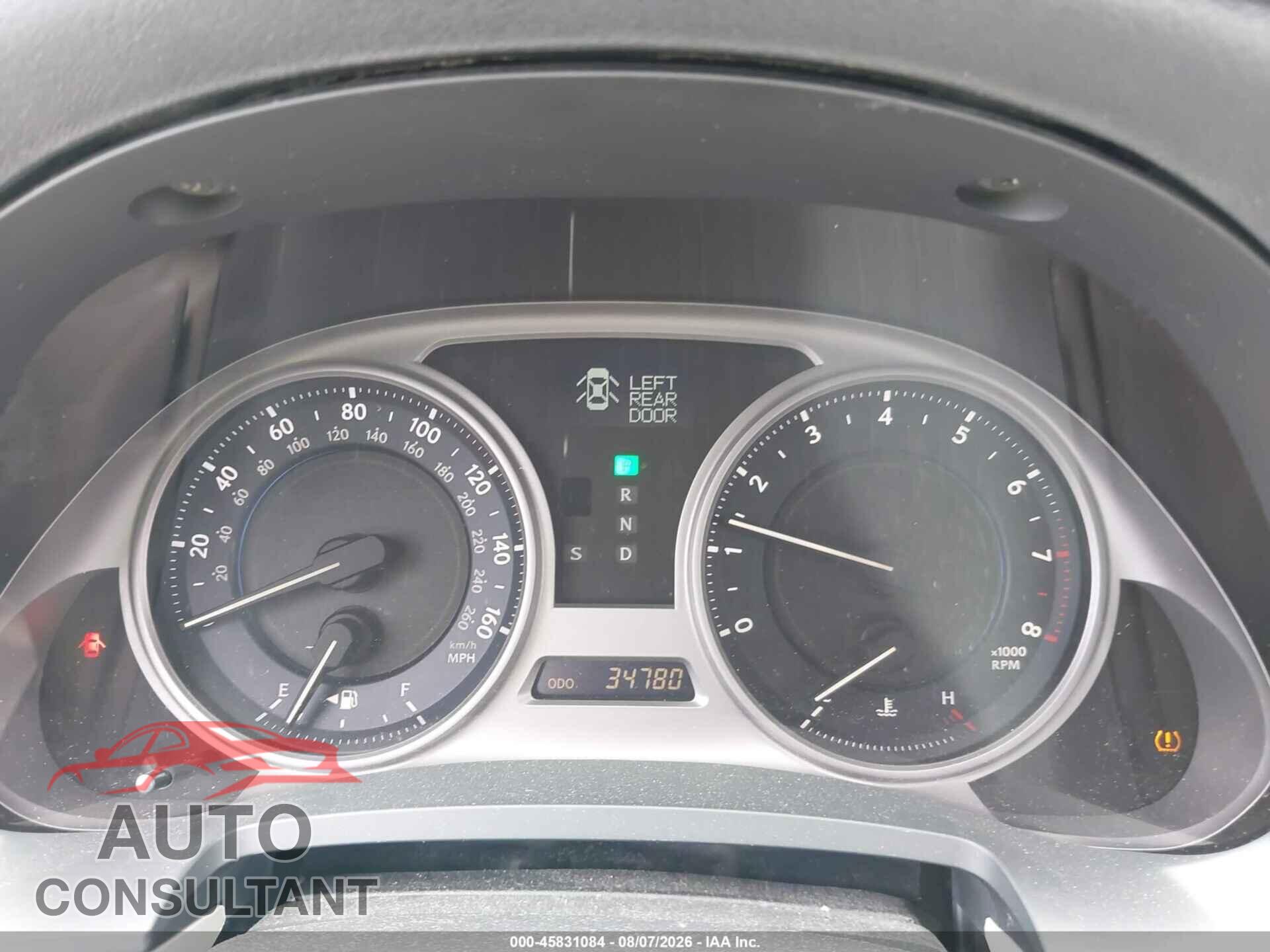 LEXUS IS 250 2010 - JTHBF5C21A5112794