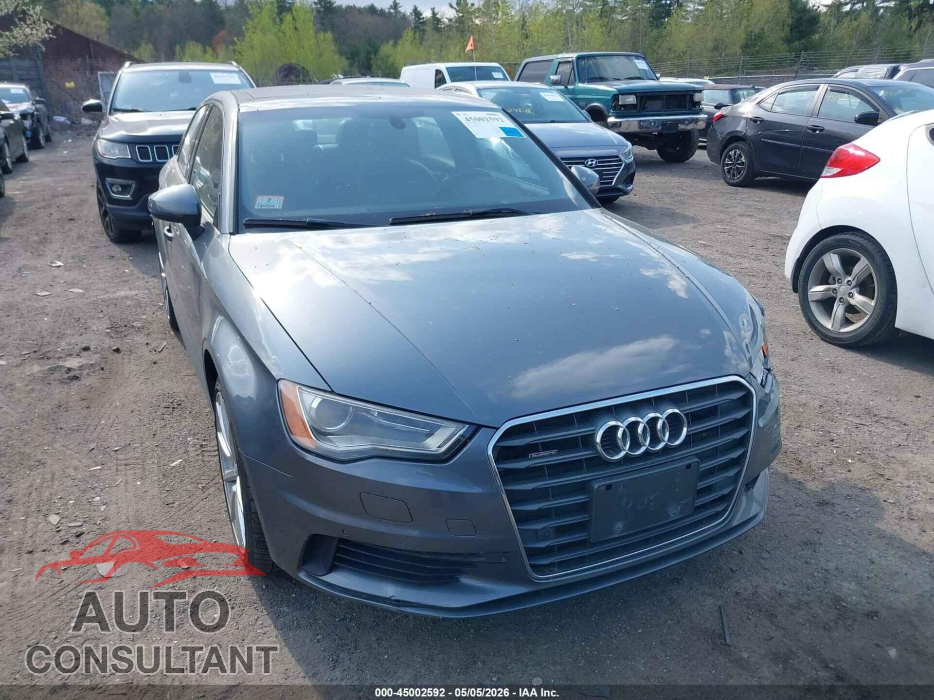 AUDI A3 2016 - WAUB8GFF3G1049720
