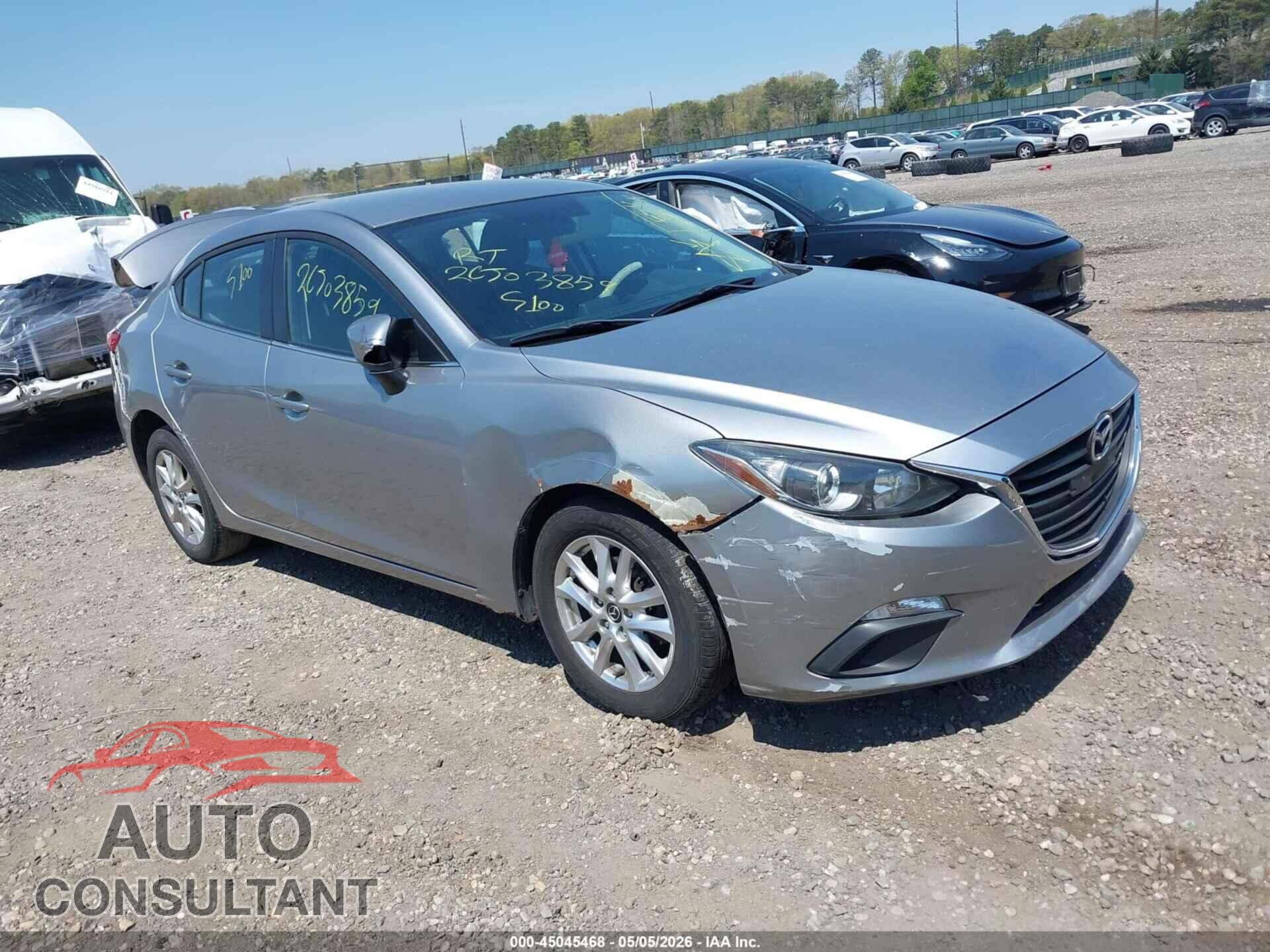 MAZDA MAZDA3 2014 - JM1BM1V77E1160905