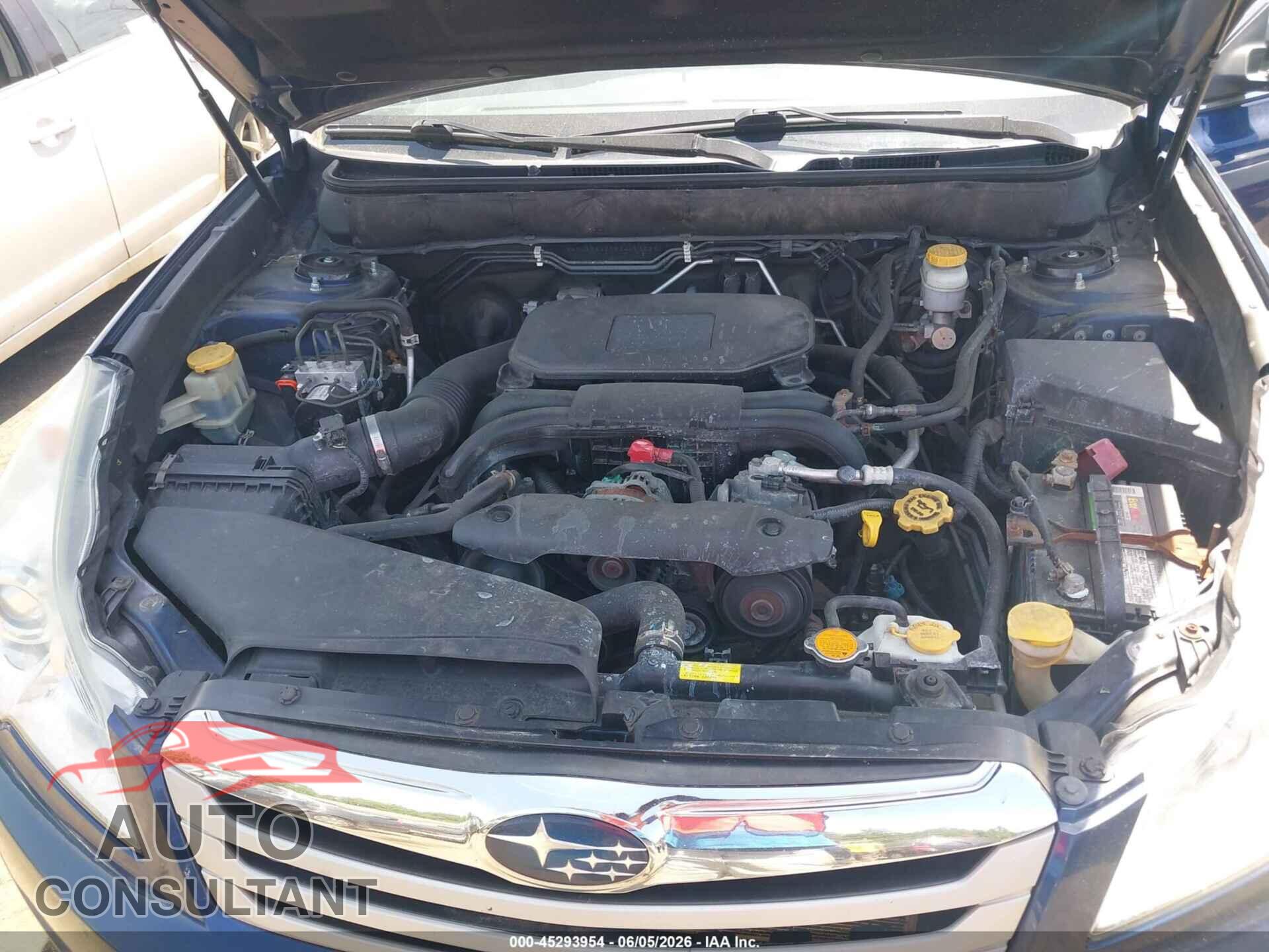 SUBARU OUTBACK 2011 - 4S4BRBAC2B3444092