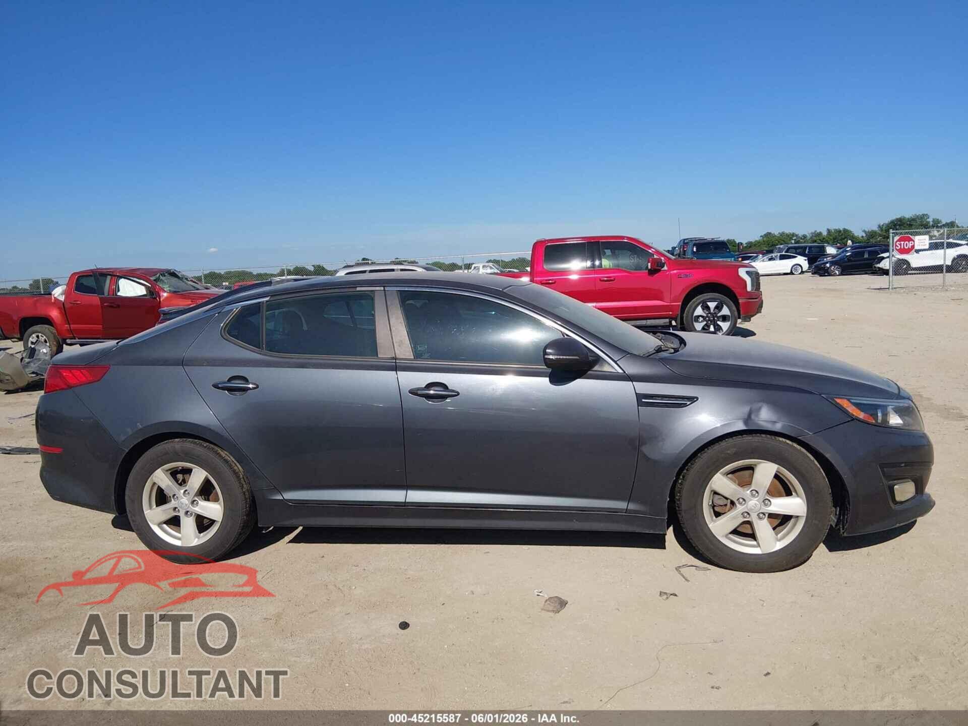 KIA OPTIMA 2015 - KNAGM4A79F5633093