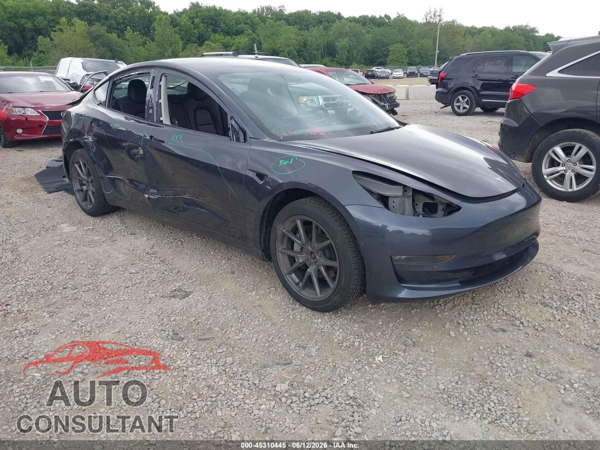 TESLA MODEL 3 2022 - 5YJ3E1EB9NF341968